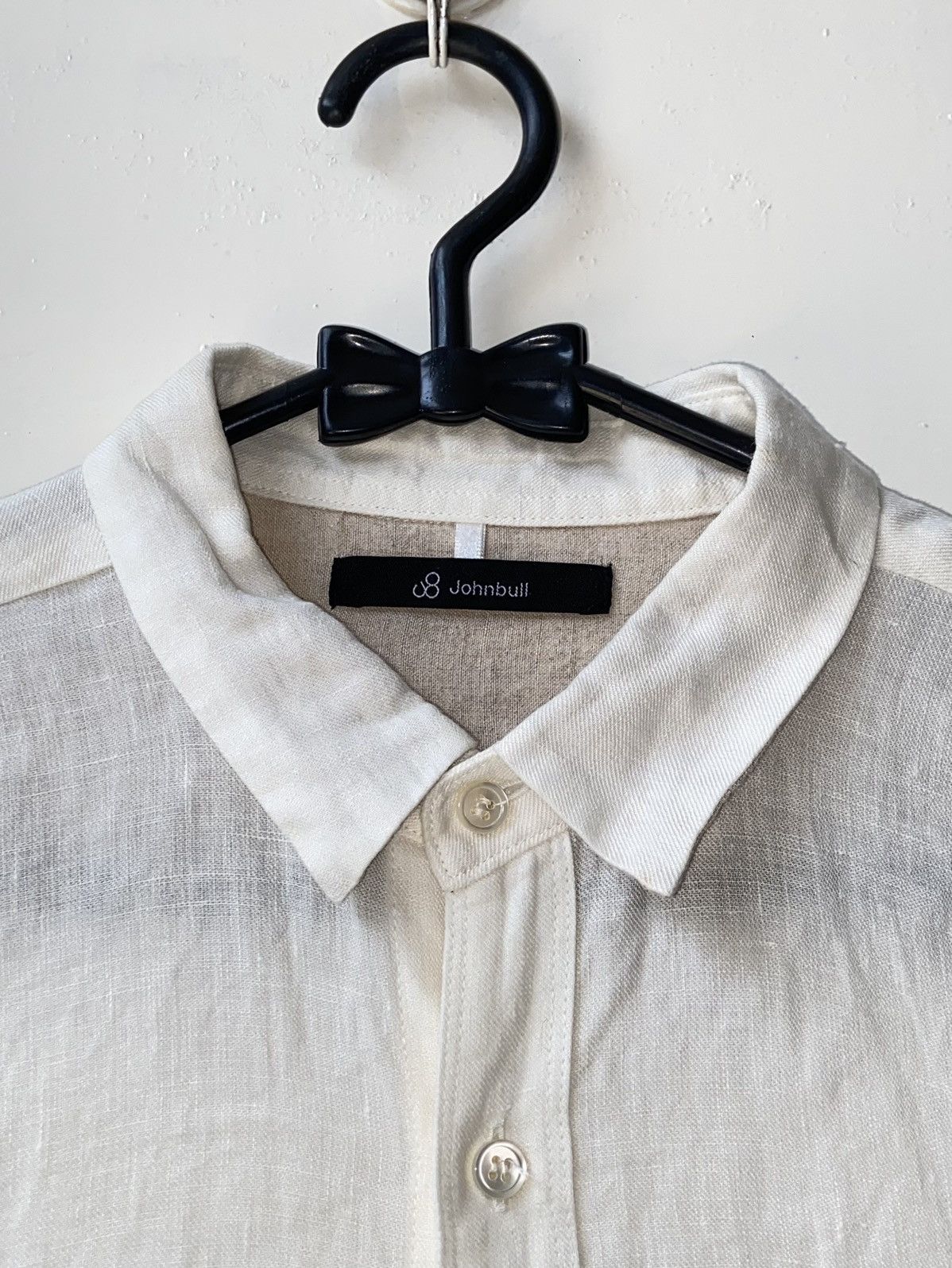 Japanese Brand × Johnbull × Yohji Yamamoto JOHN BULL White Shirt Size US M / EU 48-50 / 2 - 5 Thumbnail