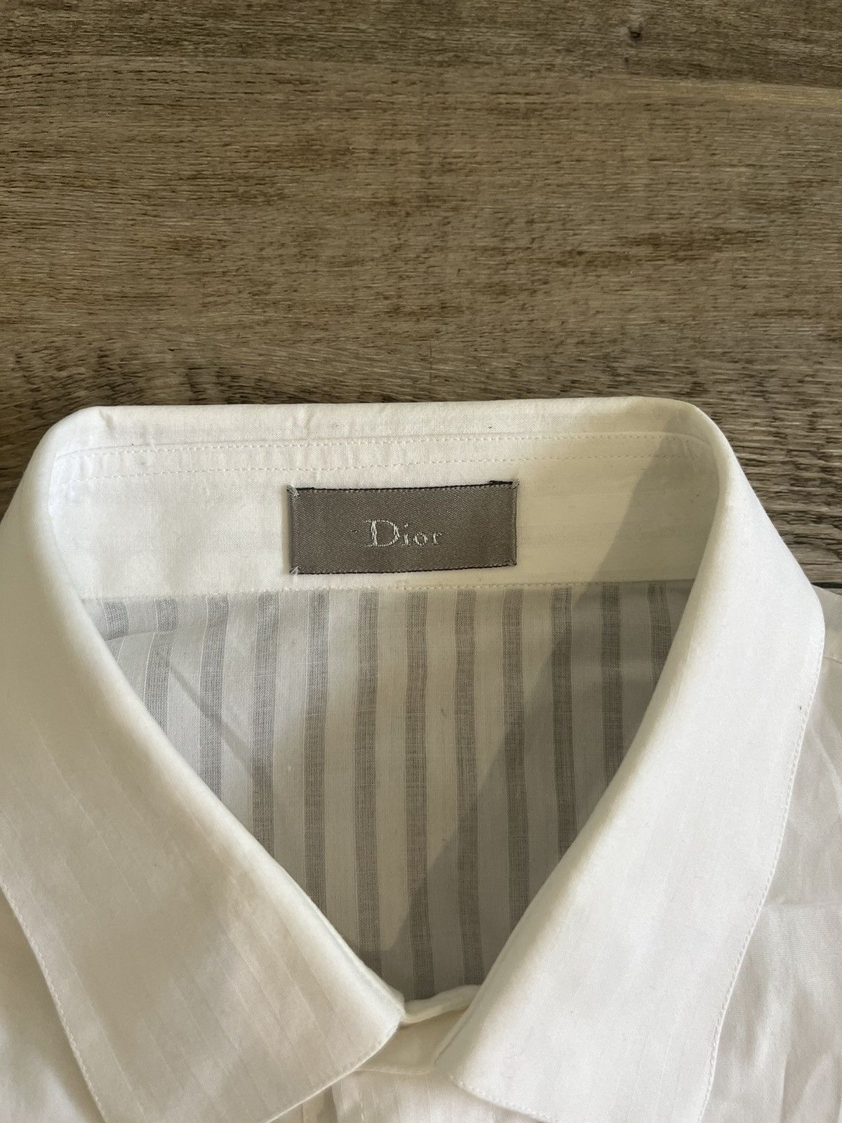 Dior × Hedi Slimane SS06 Dior homme Hedi slimane striped seethru Shirt Size US M / EU 48-50 / 2 - 7 Thumbnail