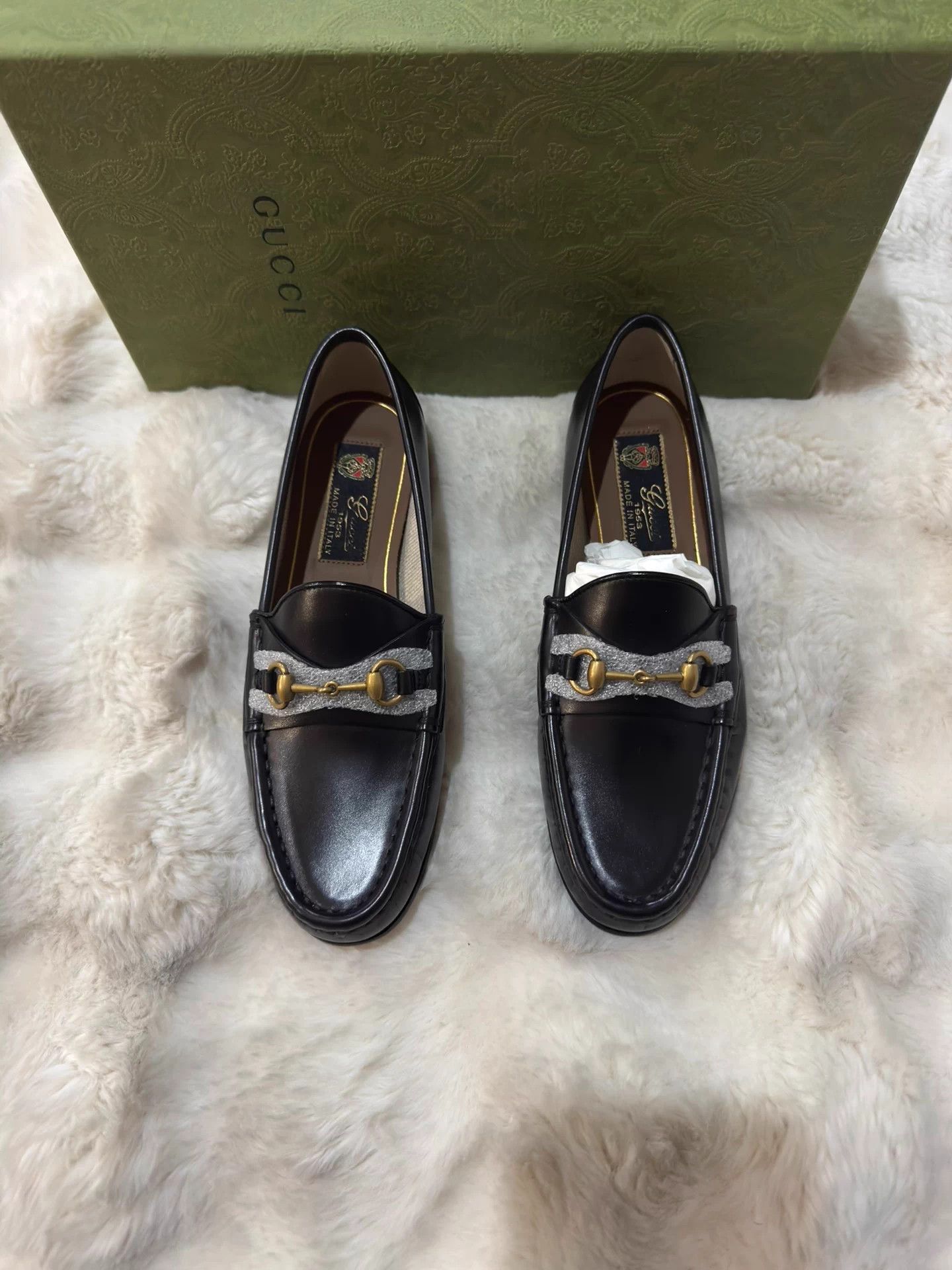 Gucci Gucci Horsebit Loafer 35.5 New Box Dust Bag Size US 8 / IT 38 - 1 Thumbnail