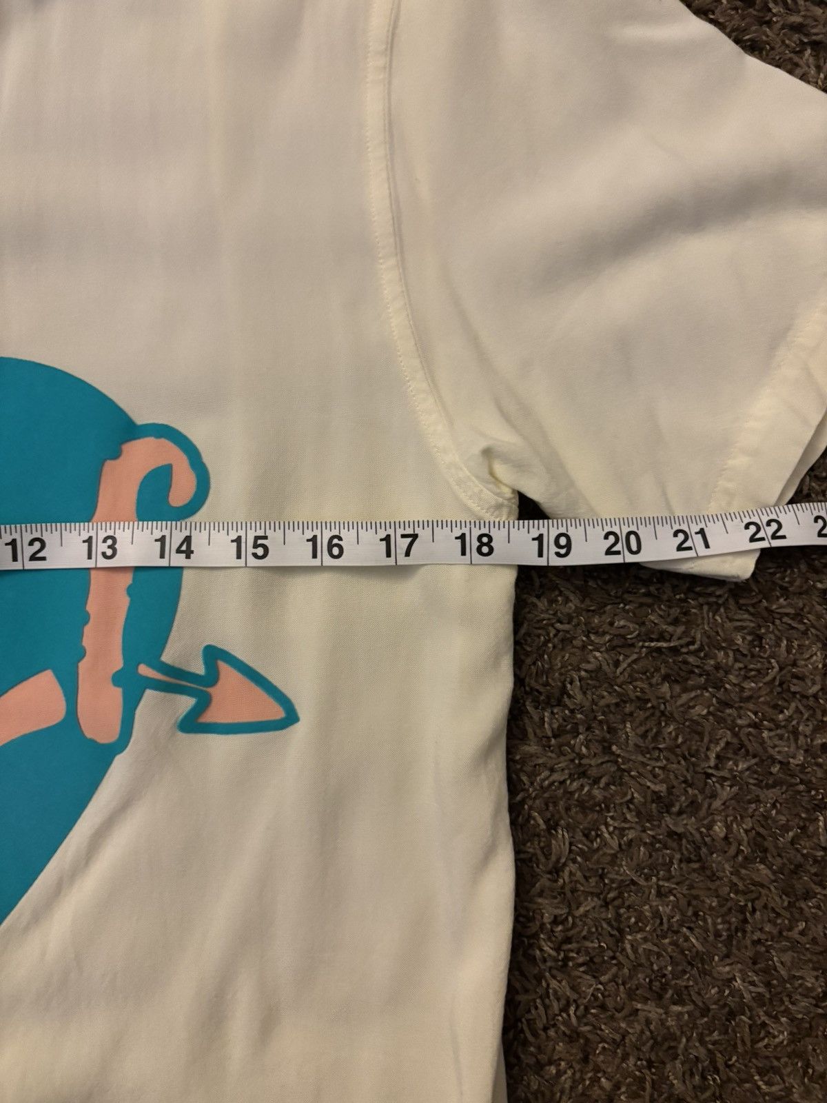 Golf Wang GOLFWANG Cream Short-Sleeve Button Up w/ Heart Graphic Size US M / EU 48-50 / 2 - 4 Thumbnail