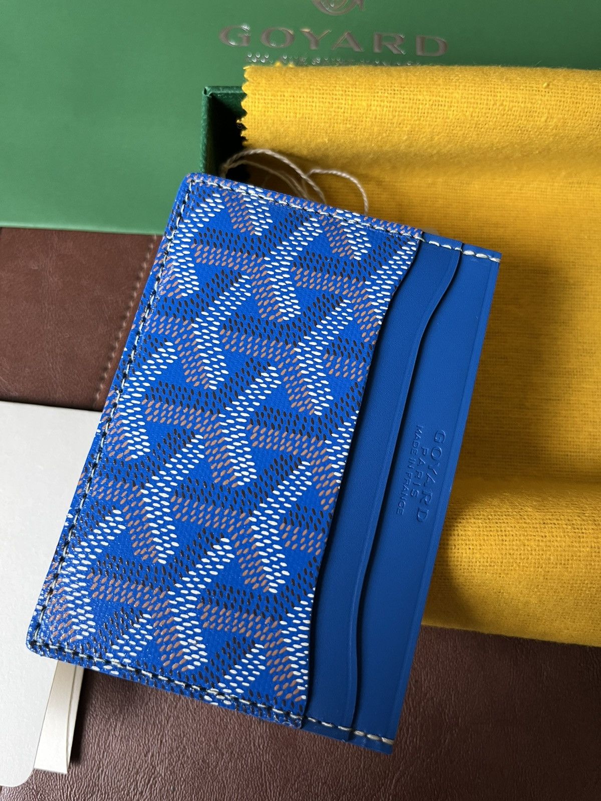 Goyard Brand New Giftable Goyard Leather Card Holder Size ONE SIZE - 17 Thumbnail