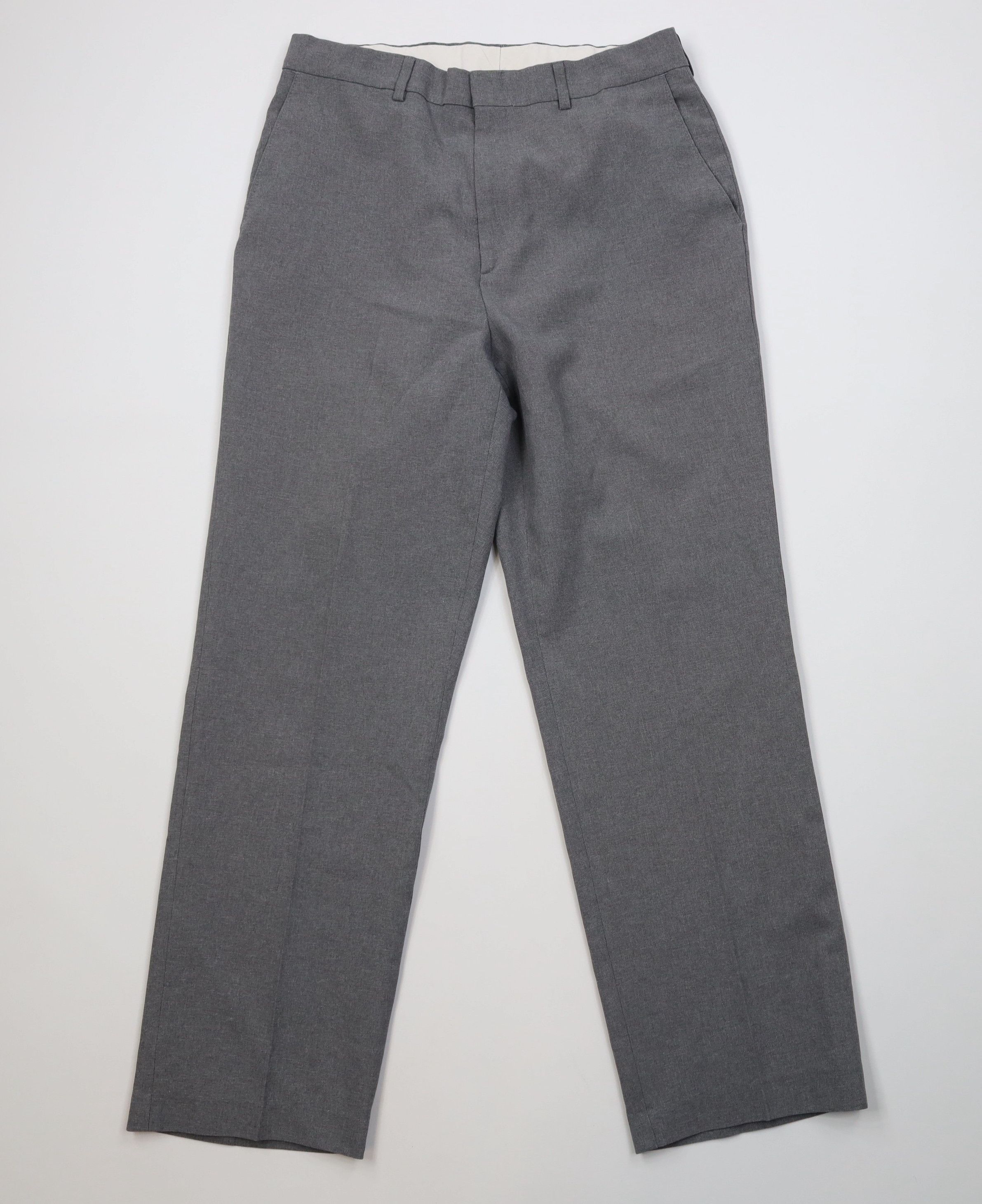 Vintage Vintage 90s Streetwear Knit Flared Wide Leg Chino Pants Gray Size US 32 / EU 48 - 1 Thumbnail