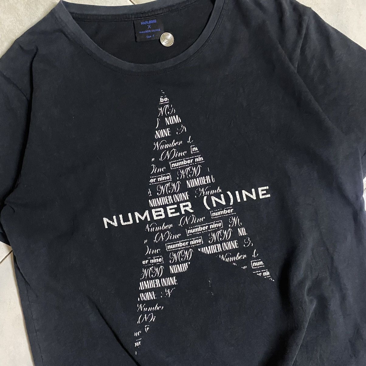 Marlboro × Number (N)ine × Vintage NUMBER (N)INE X MARLBORO COLLAB TEE Size US M / EU 48-50 / 2 - 2 Thumbnail