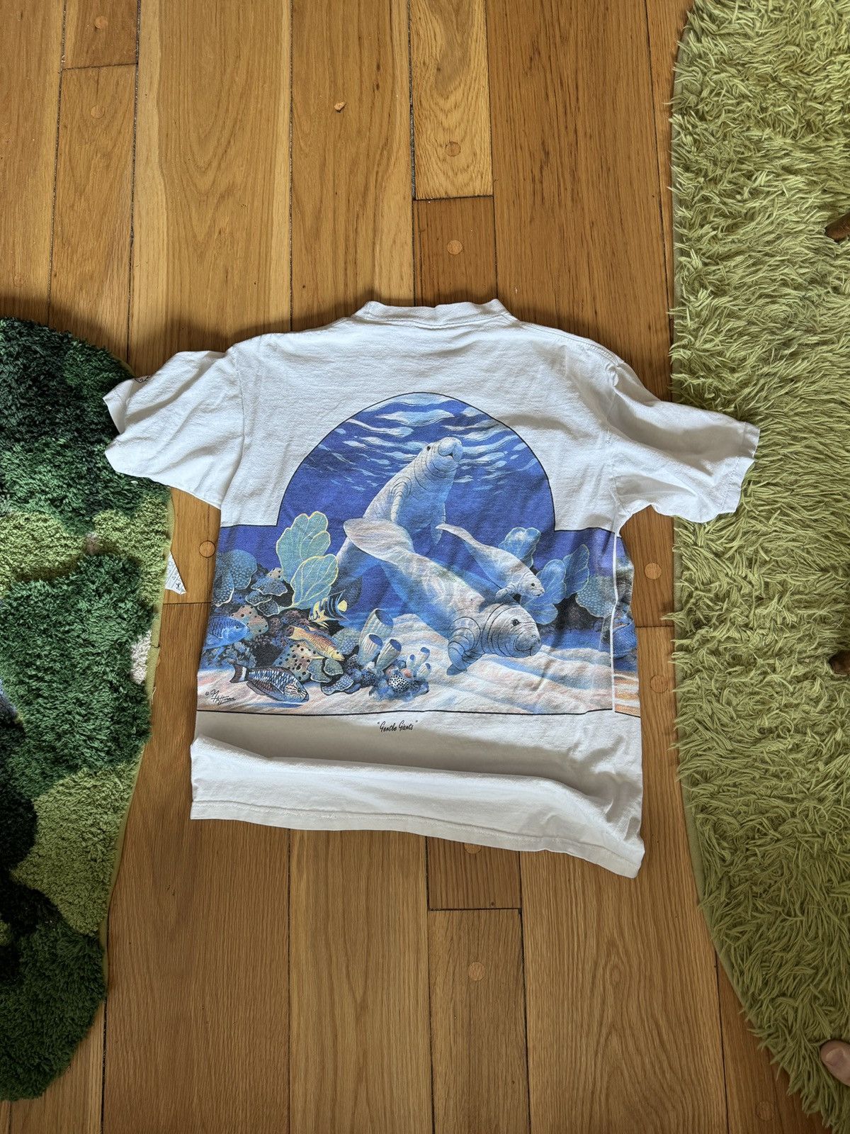 Vintage VINTAGE WRAP AROUND SEA TEE Size US M / EU 48-50 / 2 - 2 Thumbnail