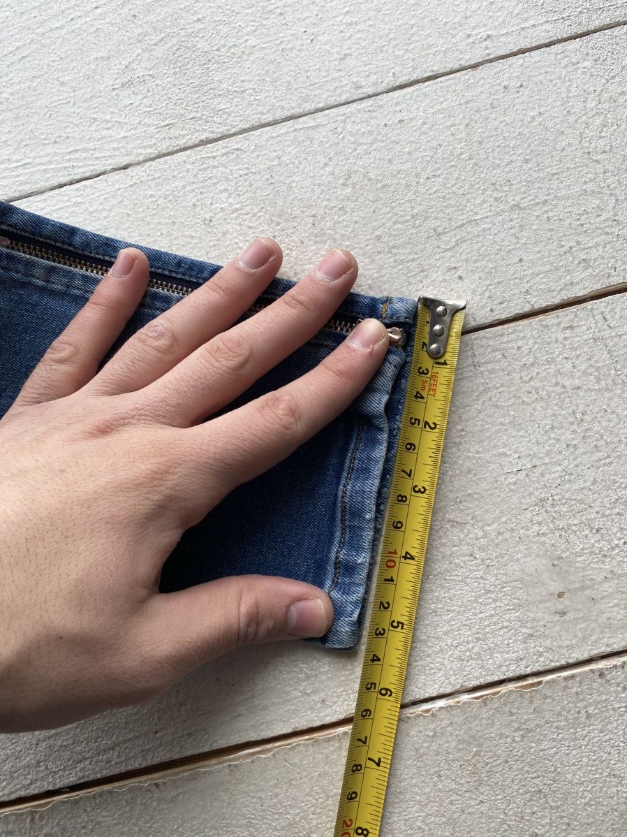 Diesel Luxury 00s Y2K Punk Diesel Slandy-Zip Super Skinny Jeans Size 31" - 13 Thumbnail