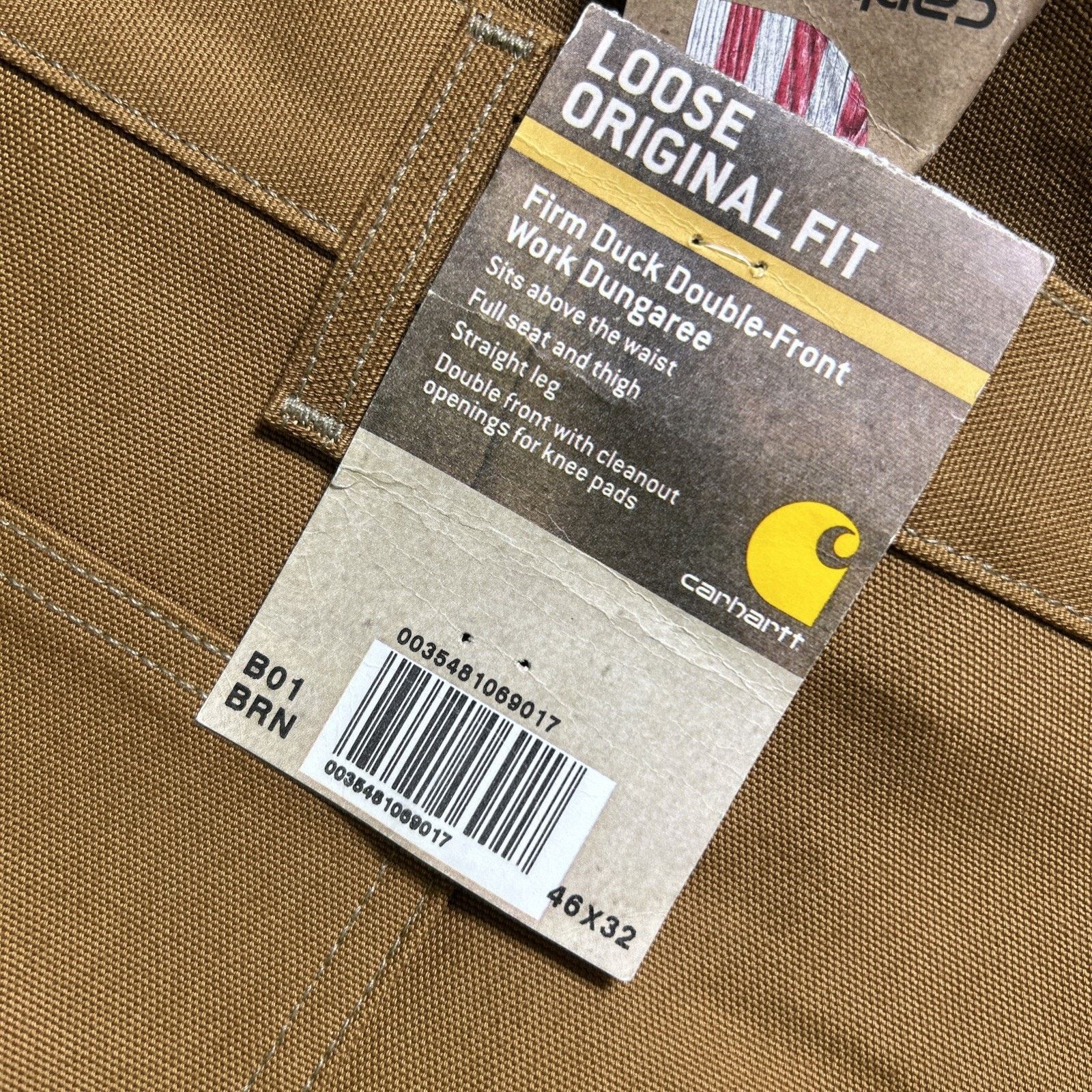 Carhartt Carhartt Double Knee Carpenter Duck Pants 46x32 Loose Fit Size US 44 / EU 60 - 6 Thumbnail