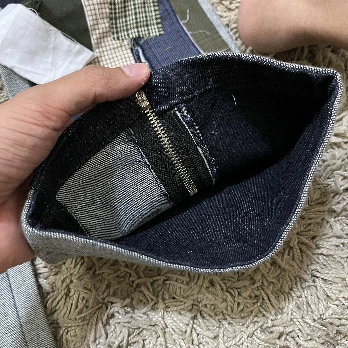 Japanese Brand MEP APOSTROPHE (T) ME PATCHWORK FLARED UNCLE ZIP DENIM PANTS Size US 32 / EU 48 - 21 Thumbnail