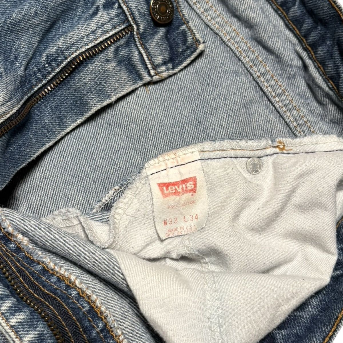 Levi's Vintage 80s Levi's Light Wash 509 0217 Orange Tab Jeans 33 Size US 33 - 6 Thumbnail