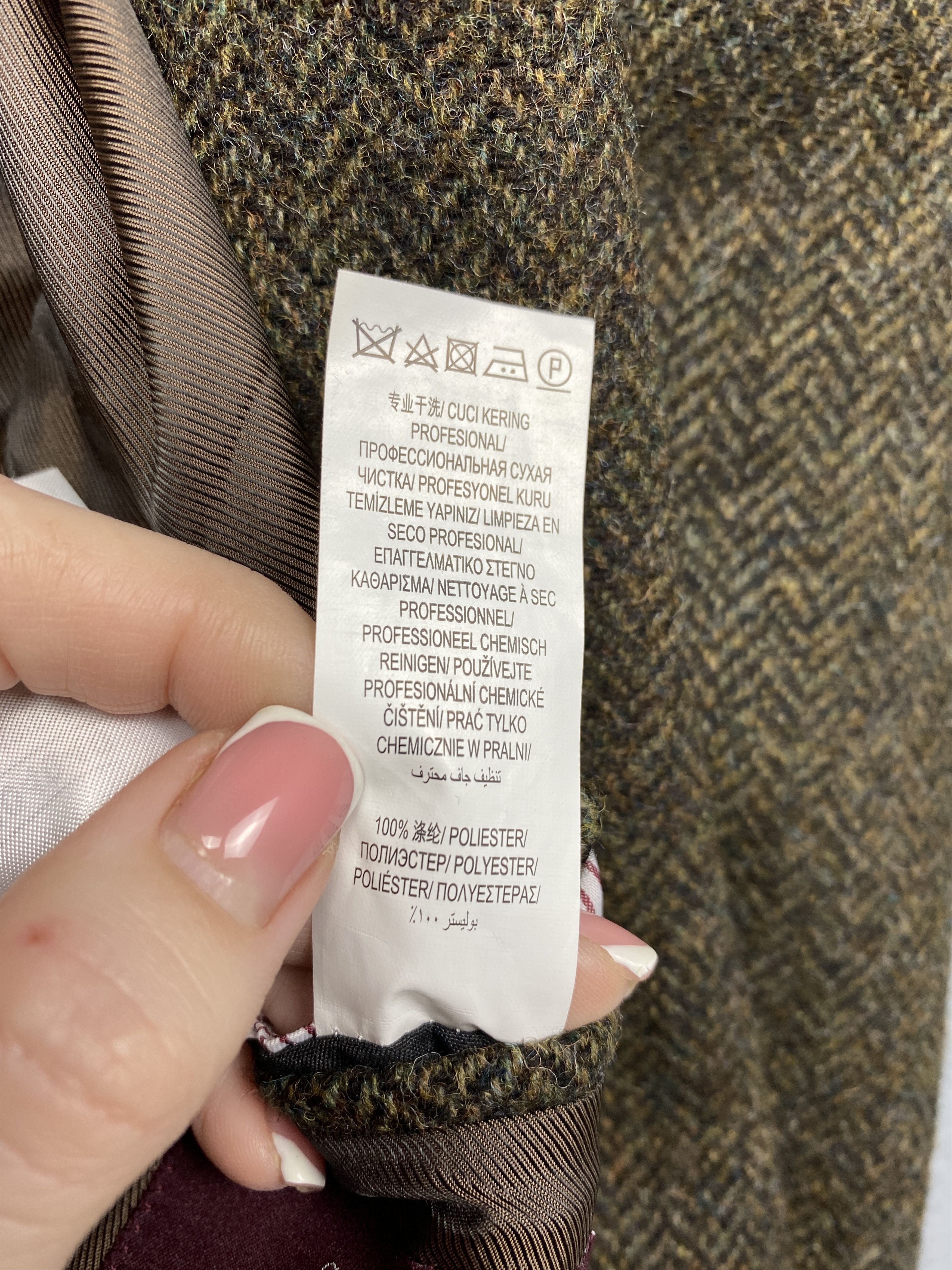Vintage M&S Sartorial Mens Wool Tweed Blazer Jacket Size US L / EU 52-54 / 3 - 7 Thumbnail