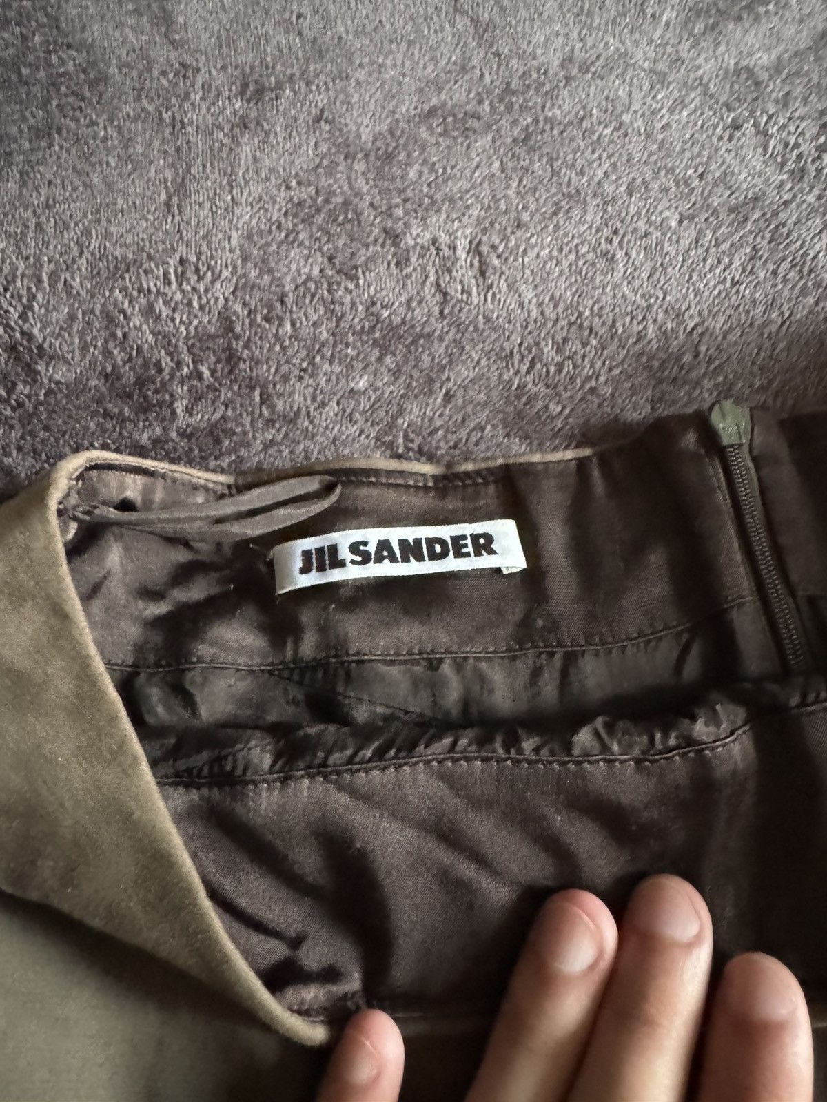 Jil Sander Jil sander vintage womans skirt olive avant-garde Size 38" / US 16 / IT 52 - 6 Thumbnail