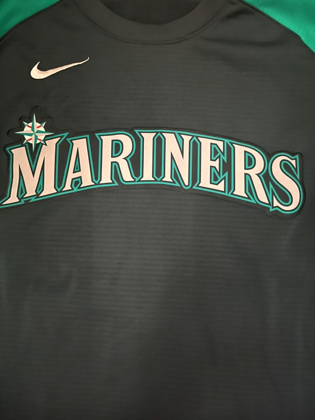 MLB × Nike Nike Seattle Mariners Pregame Pullover Sweatshirt Size US M / EU 48-50 / 2 - 5 Thumbnail