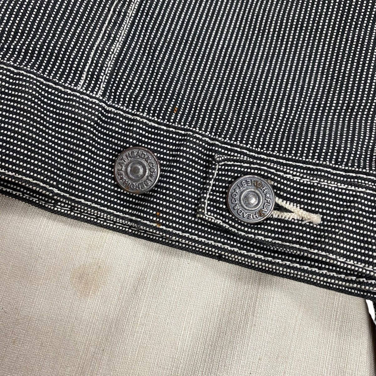 The Flat Head The Flat Head Lot PHJ-02W Hickory Stripe Work Jacket Size US L / EU 52-54 / 3 - 7 Thumbnail