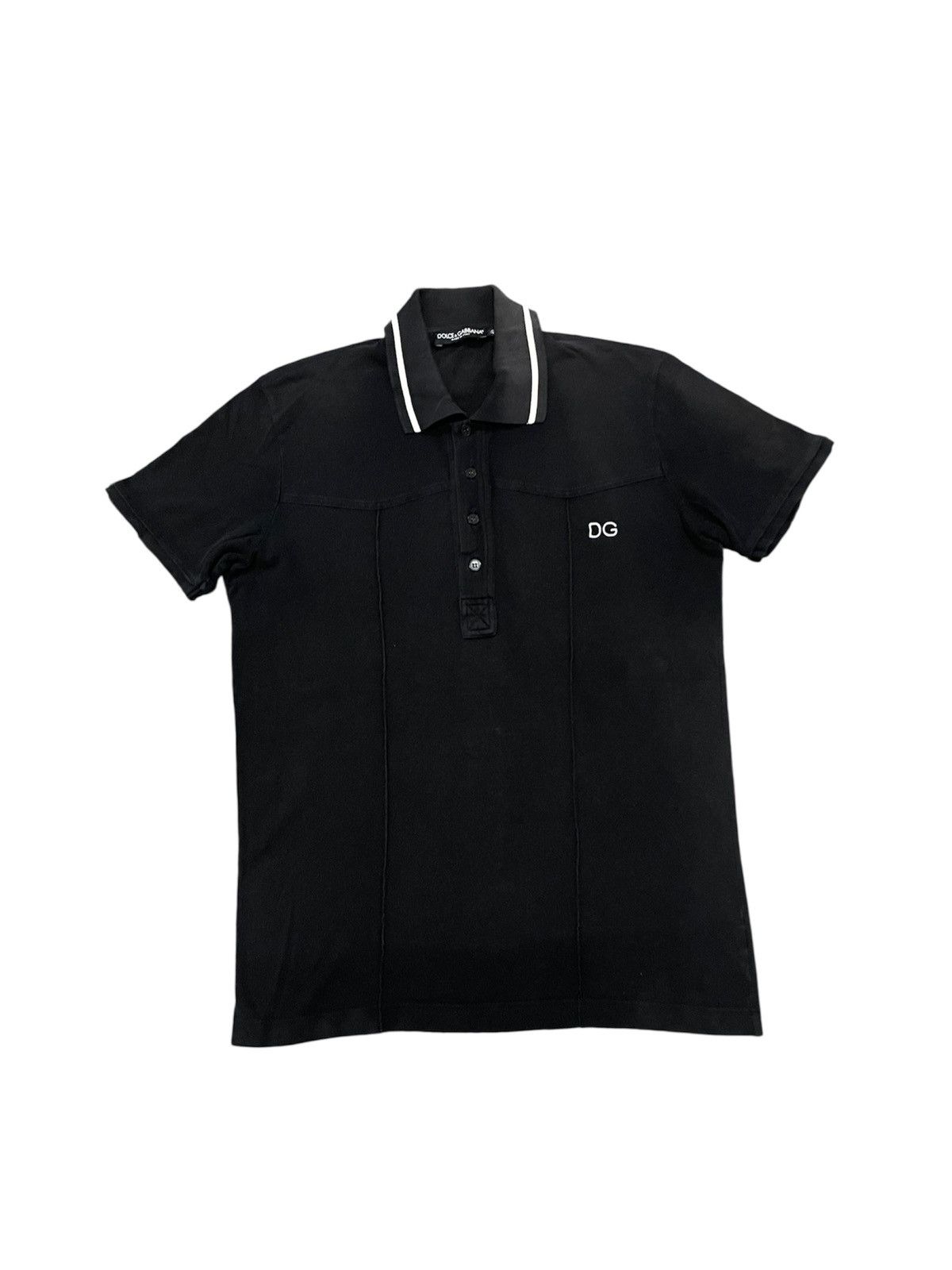 Dolce & Gabbana 2000s DOLCE & GABANNA EMBROIDERED LOGO POLO SHIRT Size US S / EU 44-46 / 1 - 1 Thumbnail
