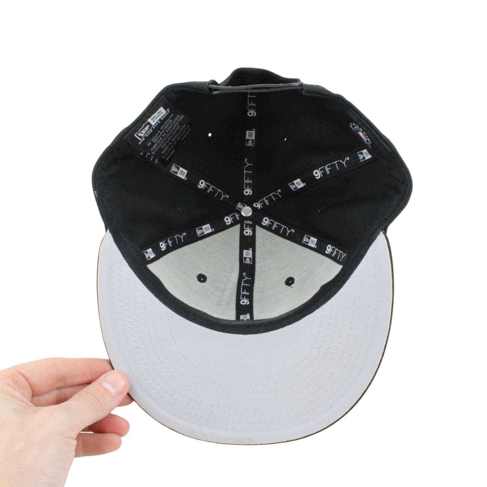 New Era New Era 9Fifty Black New York Yankees Logo Cap Hat Snap Back Size ONE SIZE - 7 Thumbnail