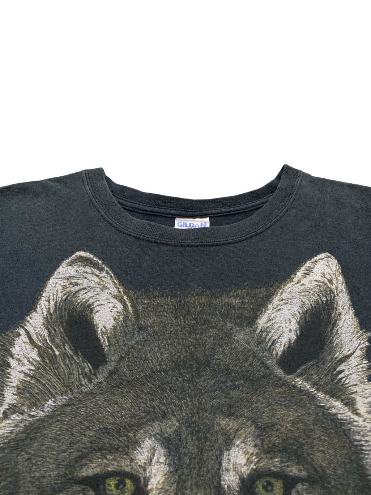 Vintage Alaska Wolf Jumbo Print Faded Tshirt Size US XL / EU 56 / 4 - 6 Thumbnail