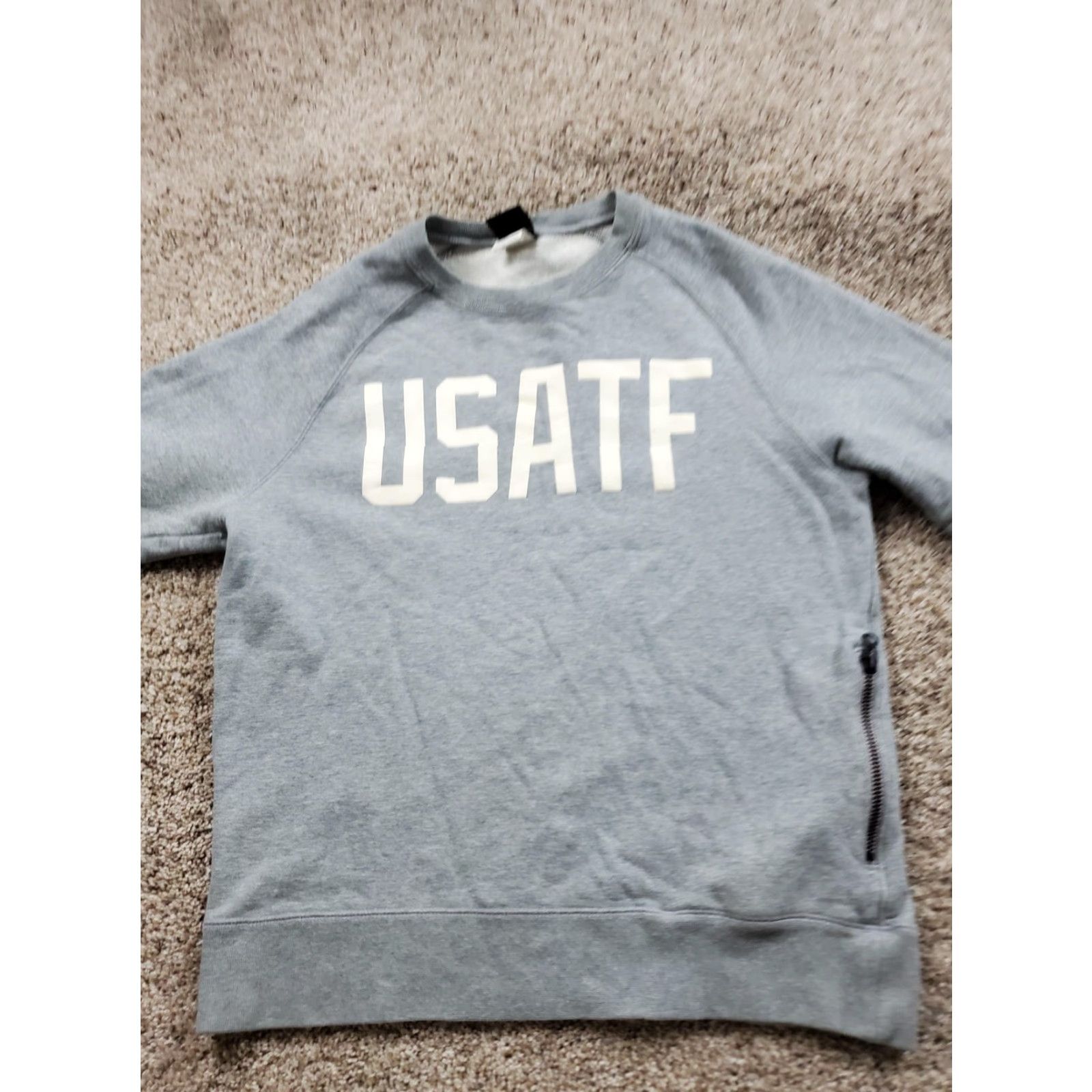 Nike Nike Sweatshirt Mens M Crew Neck Long Sleeve USATF Graphic Print Size US M / EU 48-50 / 2 - 6 Thumbnail