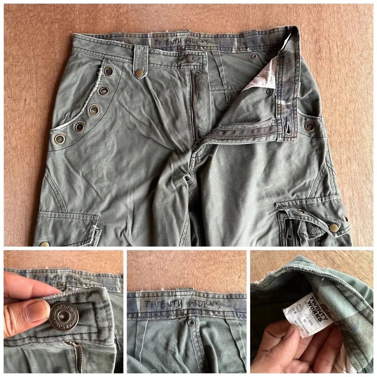 Voodoo Tactical GRAILS 🔥 TWENTY WORK JAPAN Utility Double Bones Cargo Pants Size US 34 / EU 50 - 20 Thumbnail