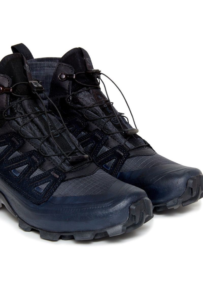 Maison Margiela × Salomon oc11z1025 Hi-Top Sneakers in Black/White Size US 11.5 / EU 44-45 - 5 Thumbnail