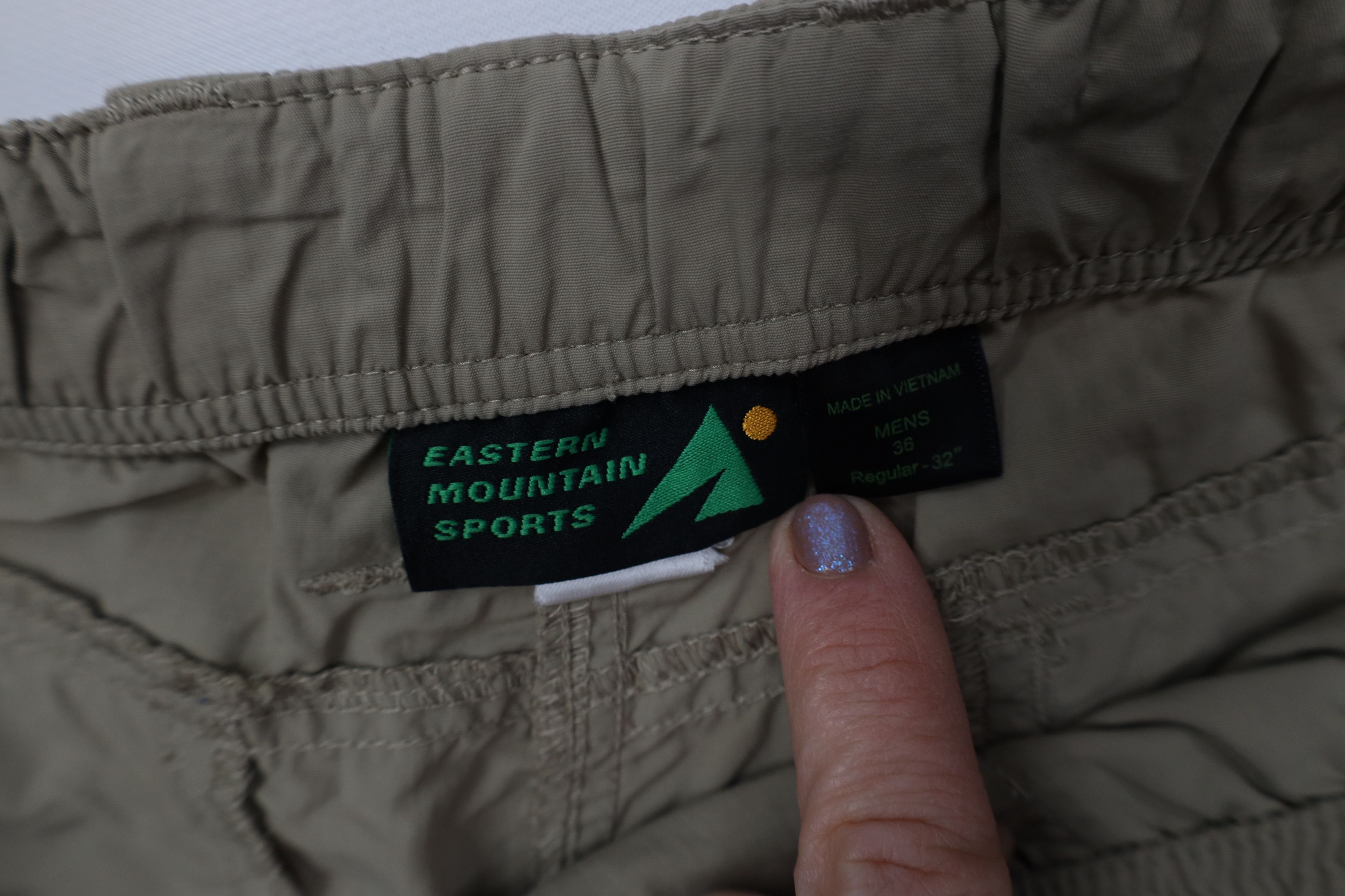 Vintage Vintage 90s Streetwear Above Knee Trekking Cargo Shorts Tan Size US 36 / EU 52 - 9 Thumbnail