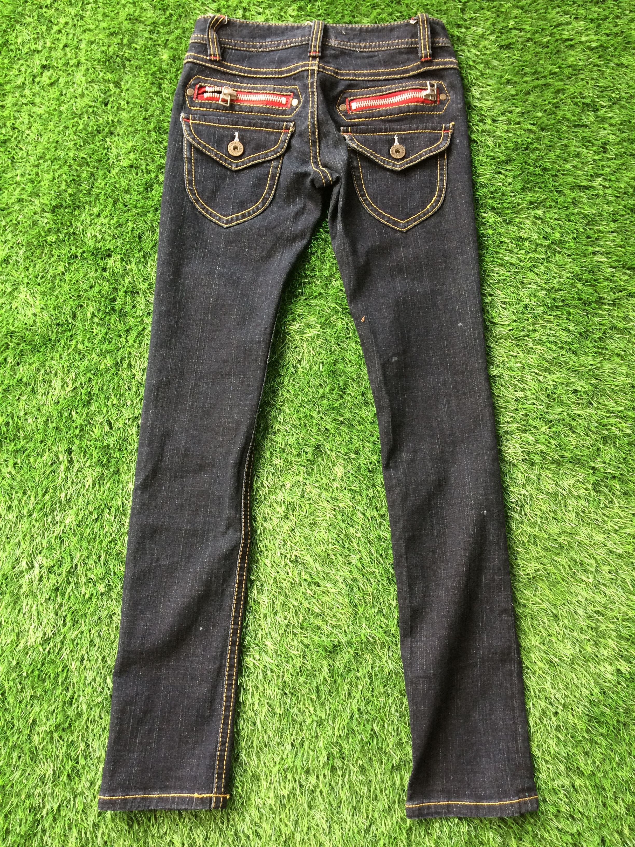 Japanese Brand Japanese Low Rise Skinny Jeans D-703 Size 24" / US 00 / IT 34 - 1 Thumbnail