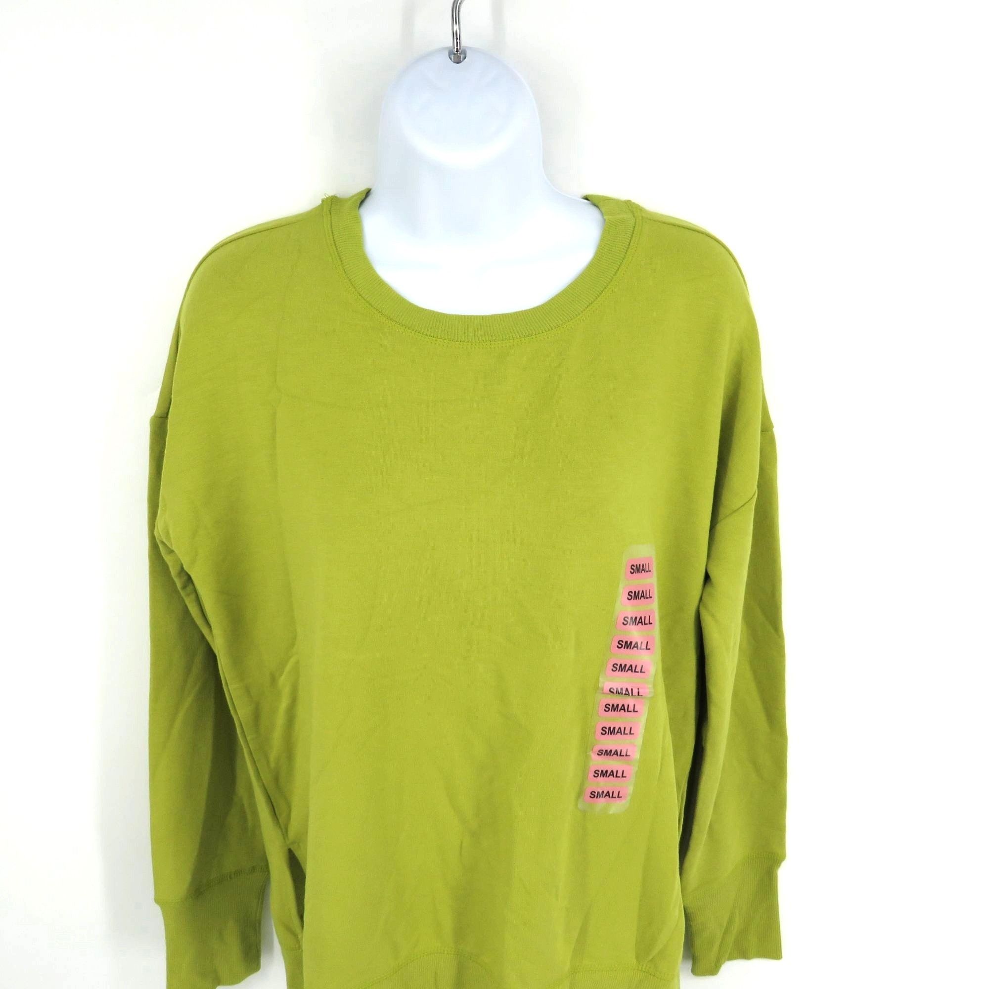 Other 90 Degree Women's Small Pear Green Sweatshirt NWT $89 Size S / US 4 / IT 40 - 3 Thumbnail