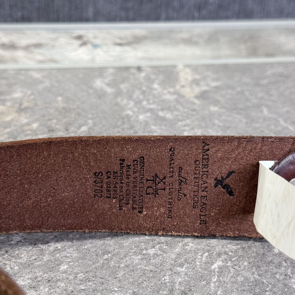 Hysteric Glamour Peace buckle leather belt y2k american eagle Size ONE SIZE - 3 Thumbnail