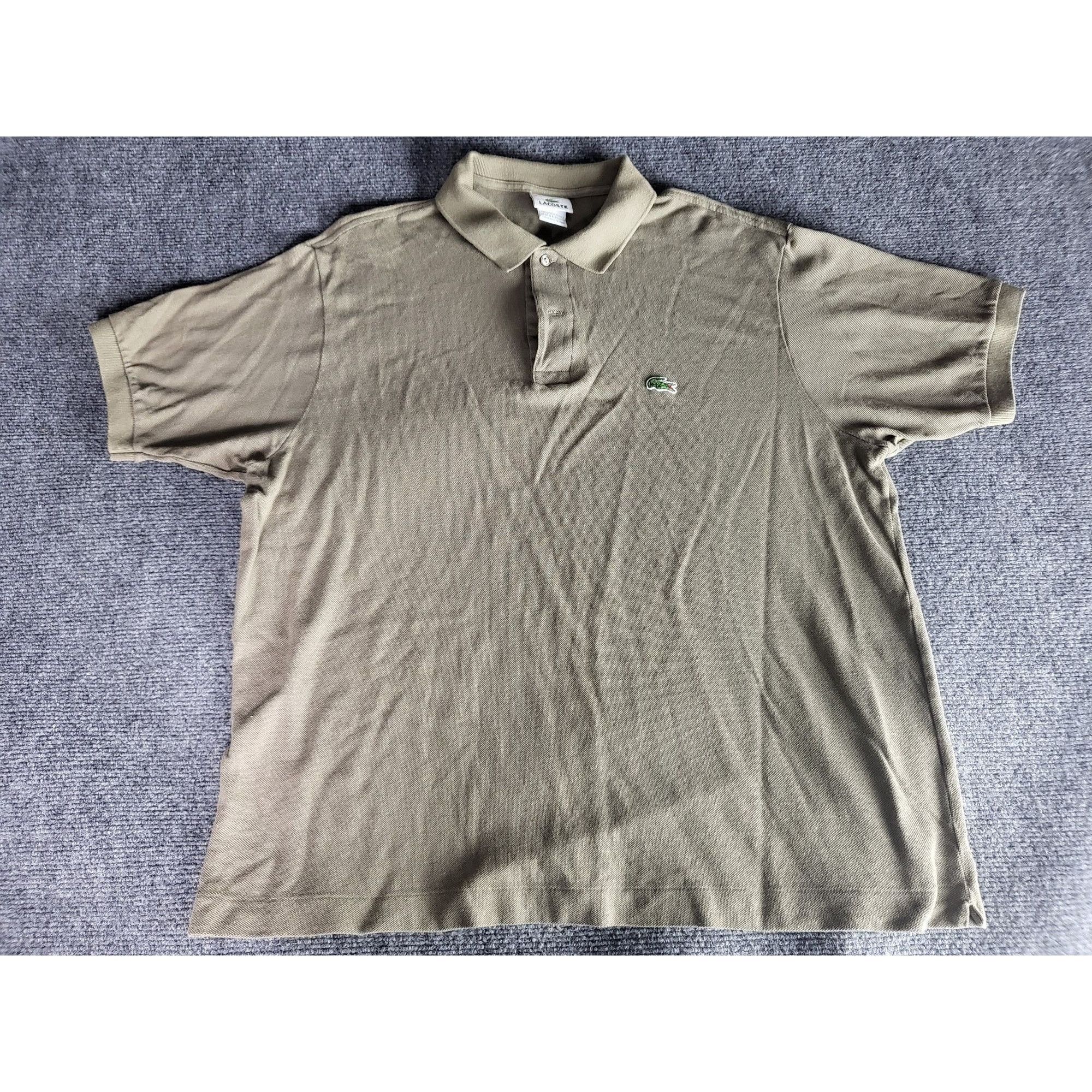 Lacoste Lacoste 5191L Short Sleeve Polo Shirt Brown Mens Sz 7 US Sz Size US XXL / EU 58 / 5 - 1 Thumbnail