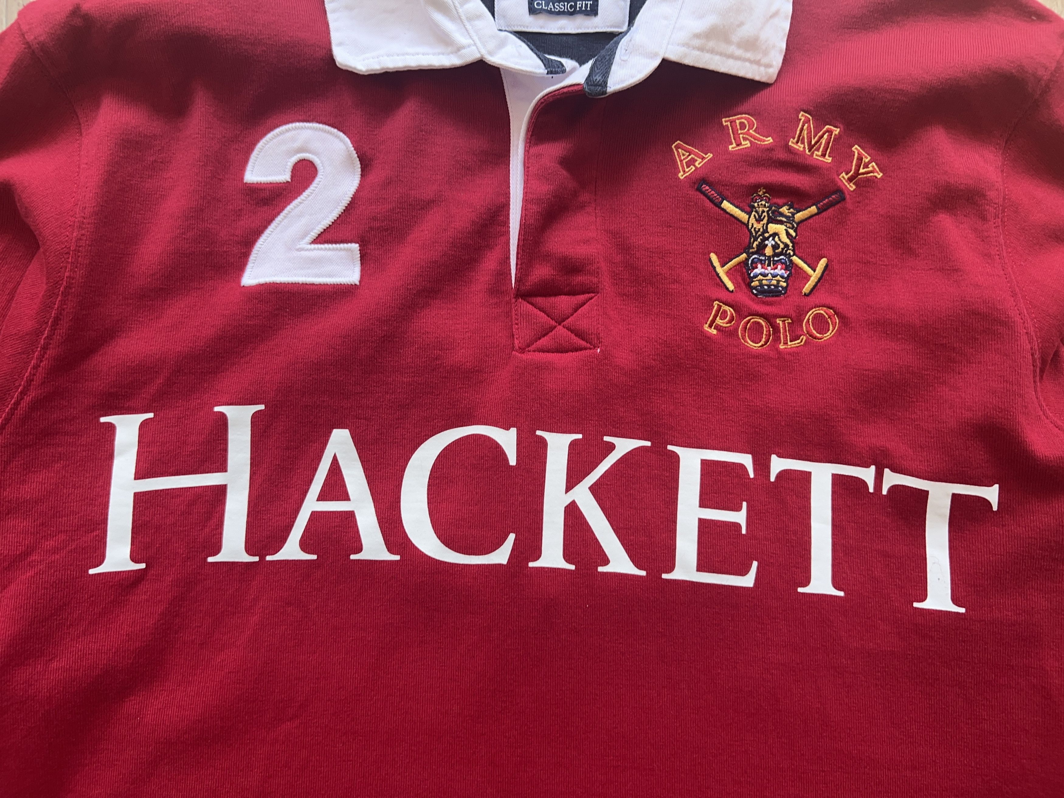 Hackett Hackett London Polo Long Sleeve Shirt Rugby Cotton Size US XL / EU 56 / 4 - 4 Thumbnail