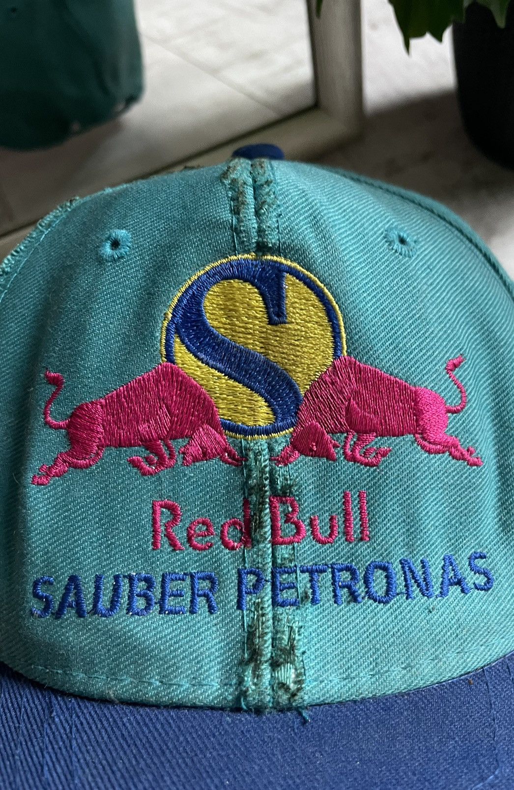 Red Bull × Vintage Red Bull 80’s Sauber Petronas Racing Vintage Hat Cap Size ONE SIZE - 3 Thumbnail
