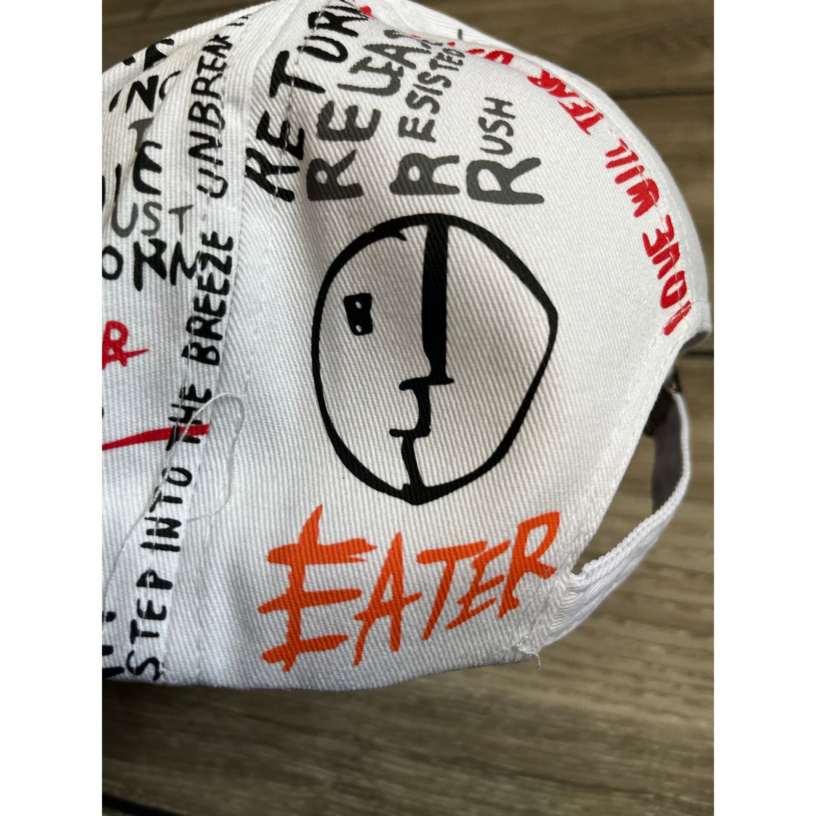 Punk and Yo Men white PUNK writing Graffiti Size ONE SIZE - 9 Thumbnail