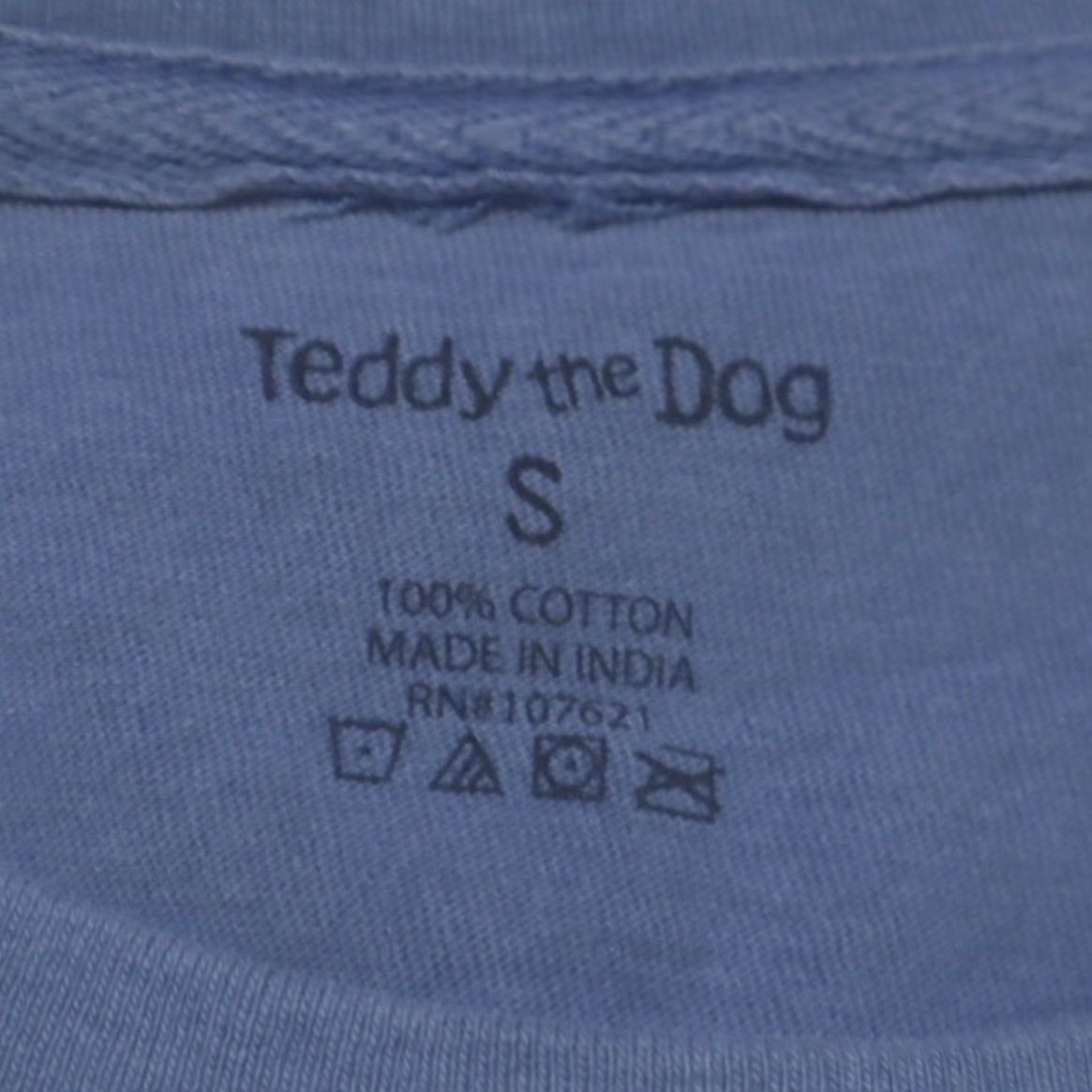 Vintage VINTAGE Teddy the Dog Talk Derby to Me Solid T-Shirt Blue Men's S Size US S / EU 44-46 / 1 - 5 Thumbnail