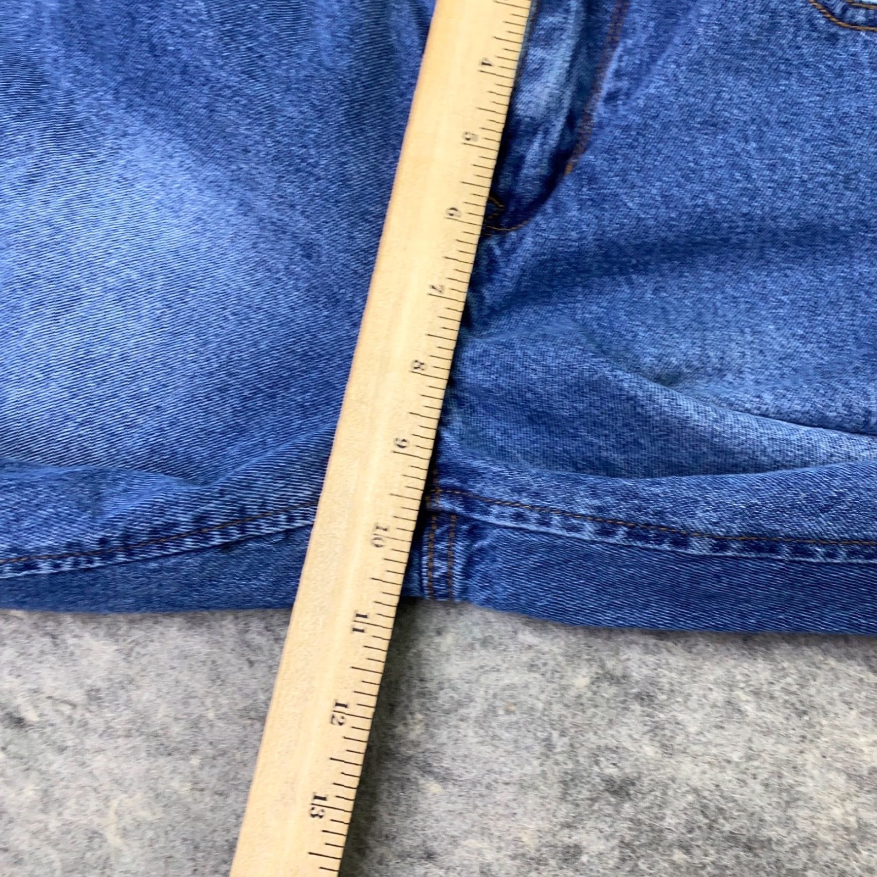 Vintage Seven7 Womens Jeans Straight Leg 29" Inseam High Rise Blue Size 2 Denim Cotton Regular Womens Size 26" / US 2 / IT 38 - 7 Thumbnail