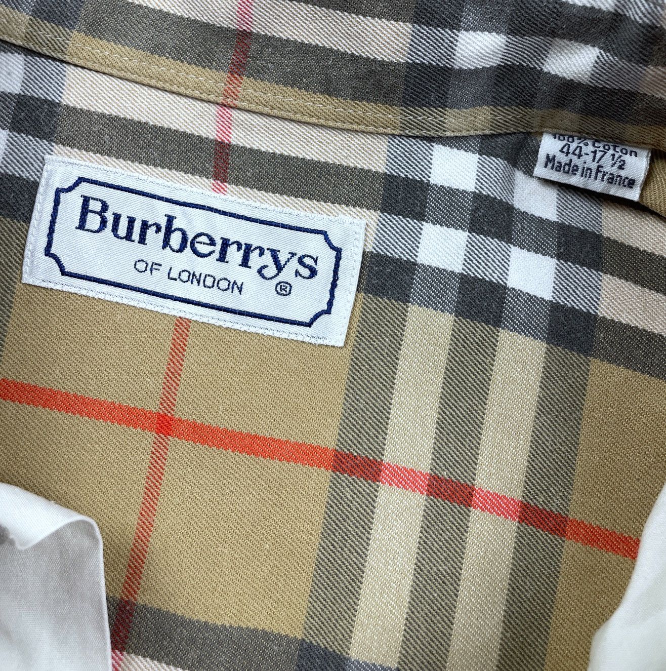 Burberry Vintage Burberry's London Pocket LS Nova Check Shirt Size XL Size US XL / EU 56 / 4 - 10 Thumbnail