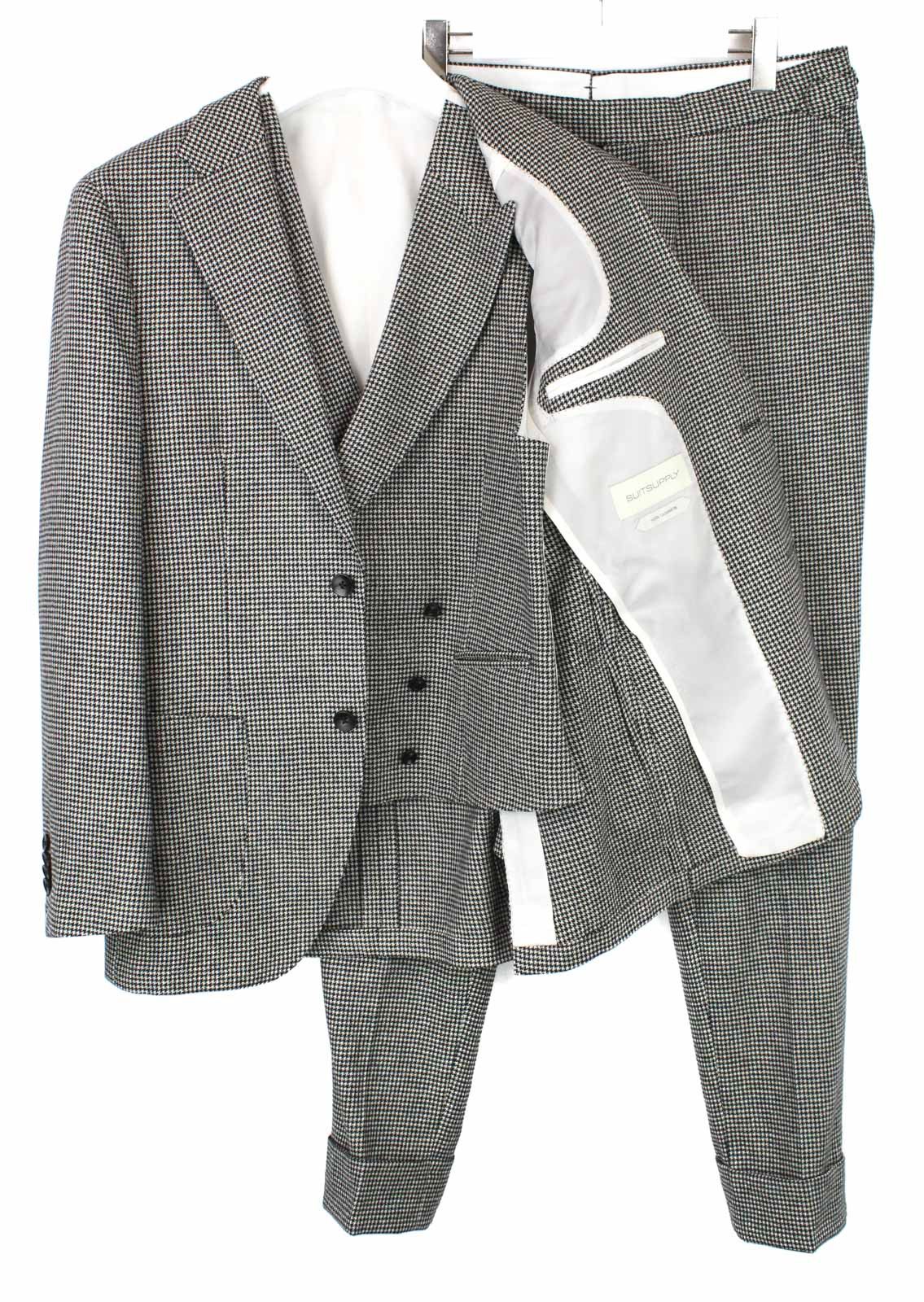 Suitsupply SUITSUPPLY Havana Patch HL Slim Suit Men's UK 40 3in1 Size 40R - 1 Thumbnail