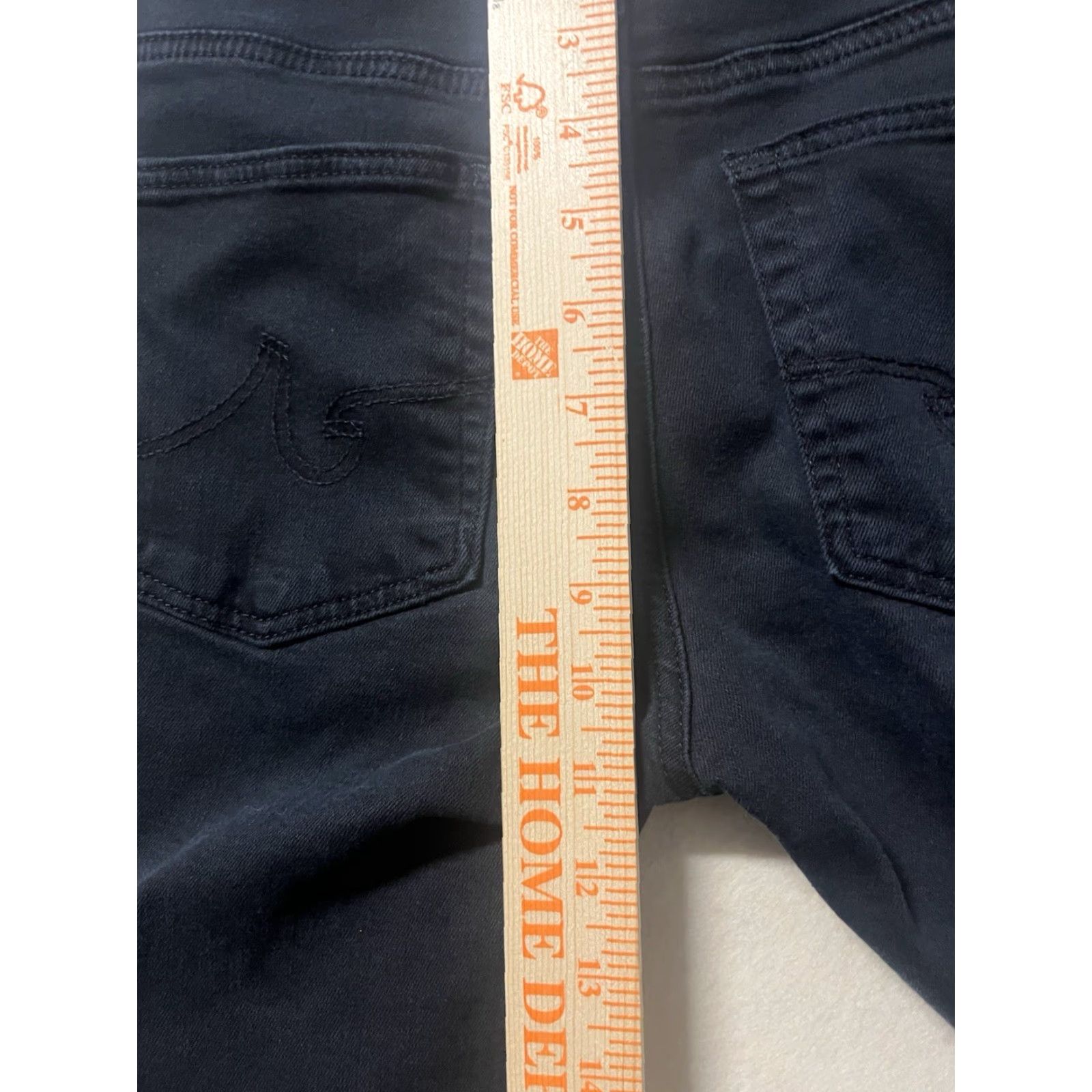 Vintage Adriano Goldschmied The Farrah Skinny Ankle High Rise Size 26 Black Women Jeans 26 Skinny Black AG Farrah Womens Size ONE SIZE - 4 Thumbnail