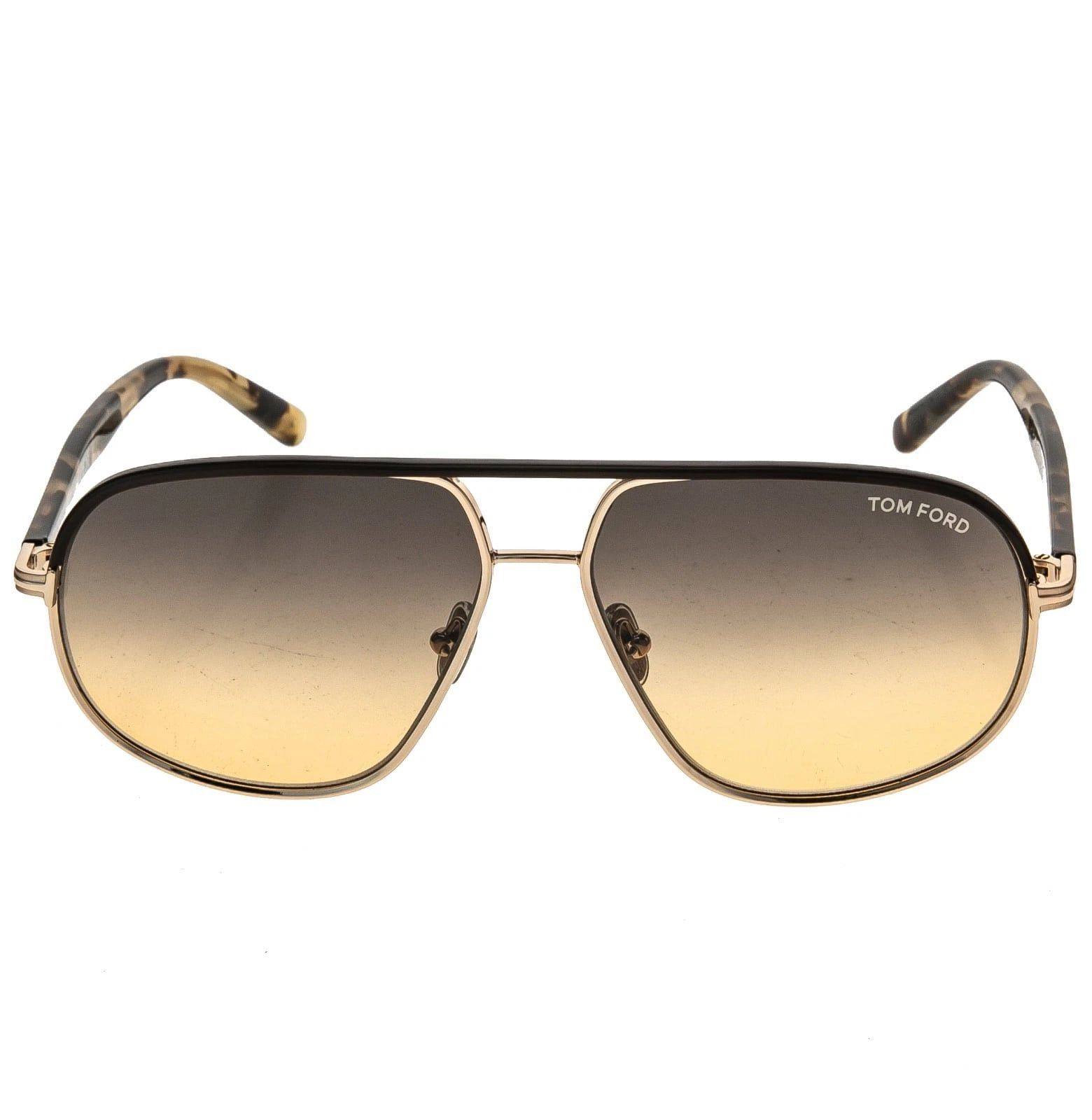 Tom Ford TOM FORD MAXWELL TF1019 28F Brown Aviator Sunglass 1019 Size ONE SIZE - 10 Thumbnail
