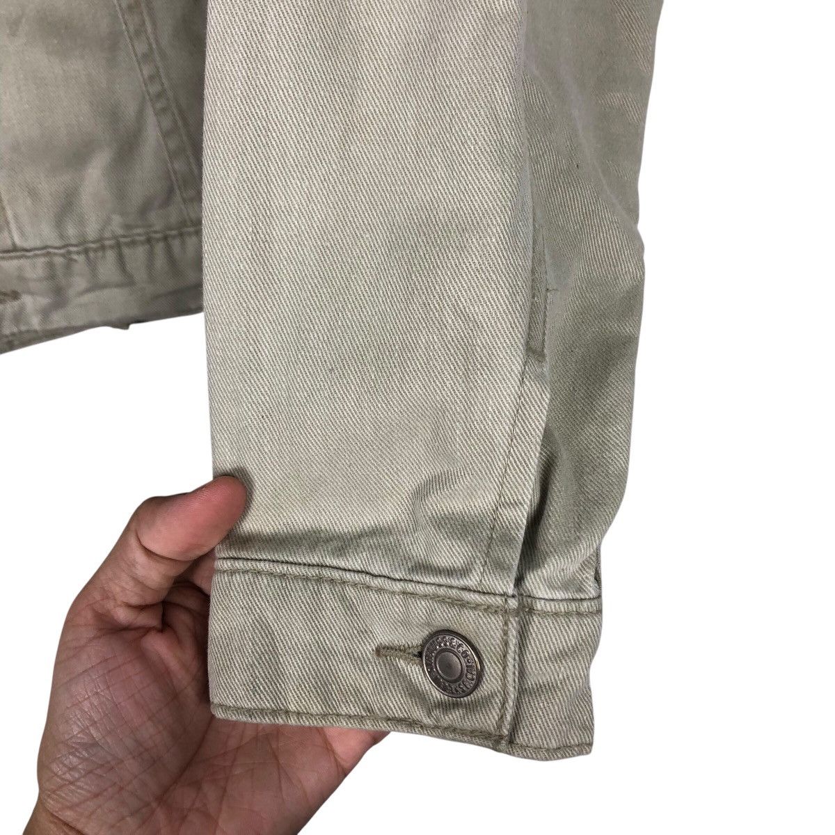 Levi's 📌Vintage Cropped Trucker Denim Biker Jacket Levi's Size US M / EU 48-50 / 2 - 16 Thumbnail