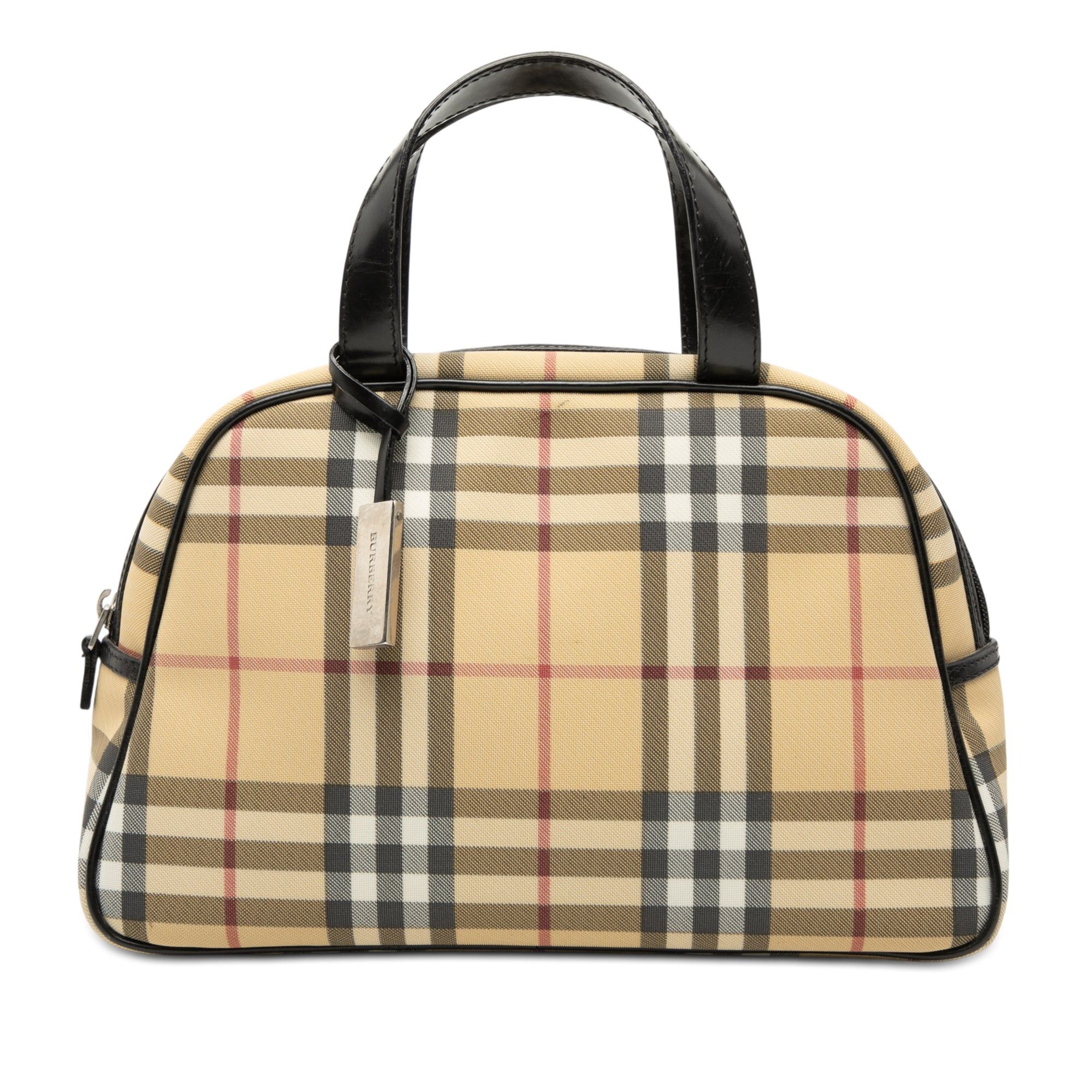 Burberry House Check Coated Canvas Handbag | Grailed
