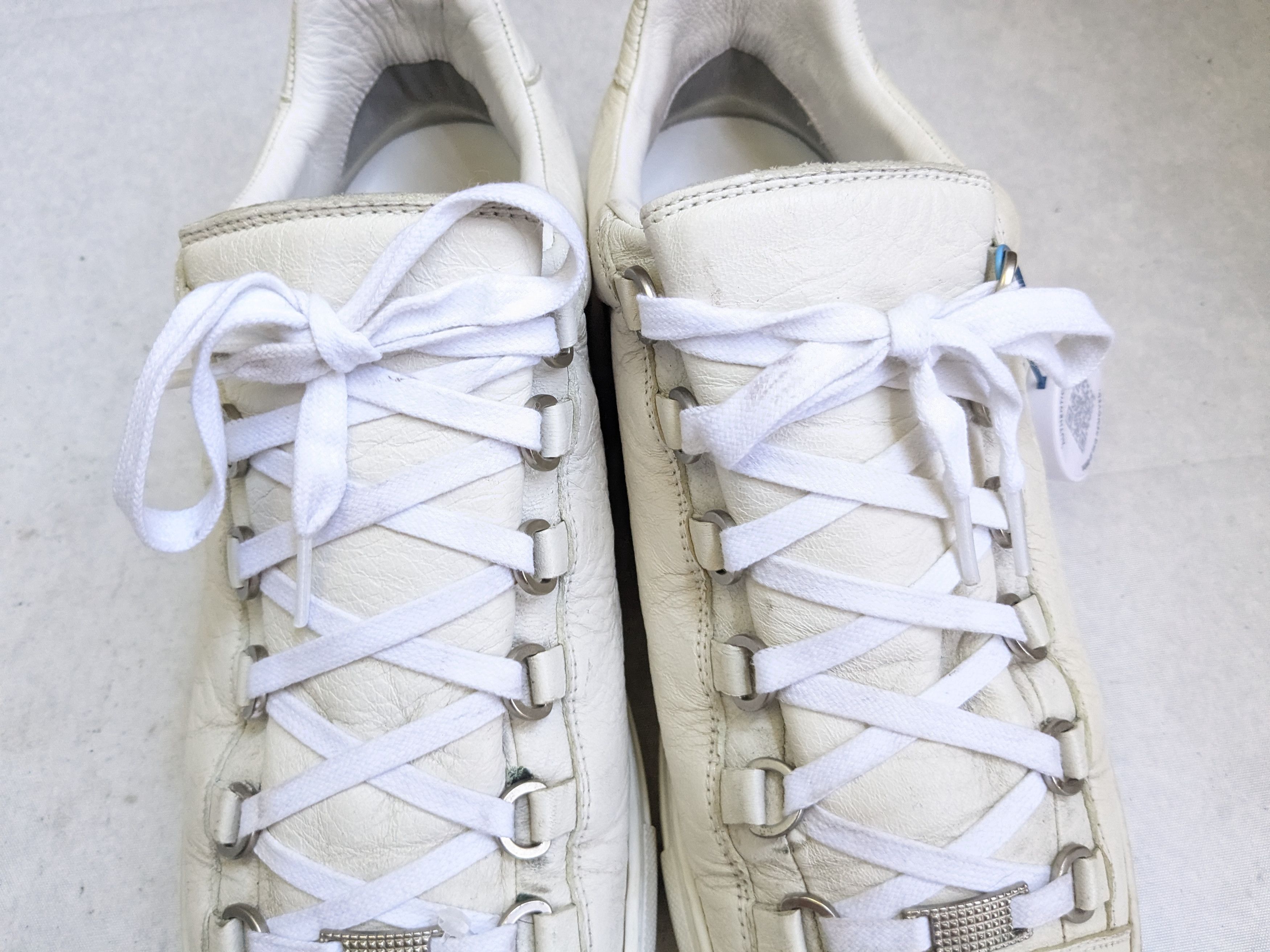 Balenciaga Balenciaga Arena White 10 Low Tops Leather Size US 10 / EU 43 - 2 Thumbnail