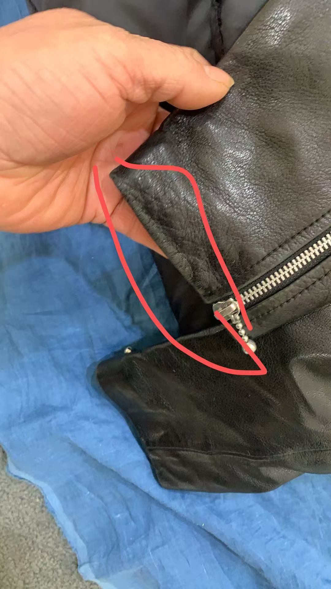 Undercover The Undercover Leather Sleeve Down Jacket -DMC Size US S / EU 44-46 / 1 - 15 Thumbnail