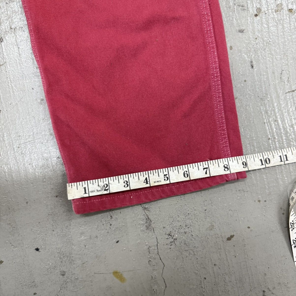 Carhartt Rare Design Vintage Brand Carhartt Carpenter Pants 1990s Red Size US 31 - 9 Thumbnail