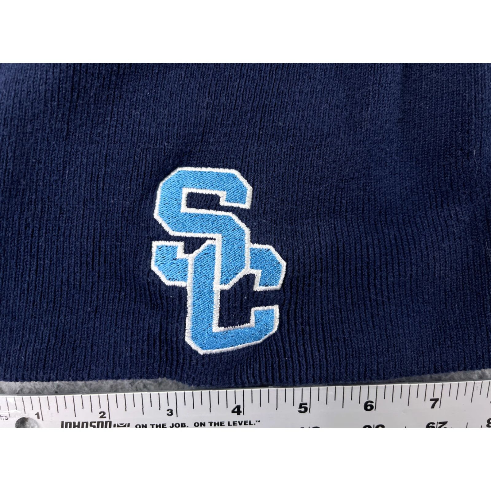 Vintage Otto Beanie Adult One Size Blue Knit Cotton Acrylic Logo Beanie Mens Size ONE SIZE - 2 Thumbnail