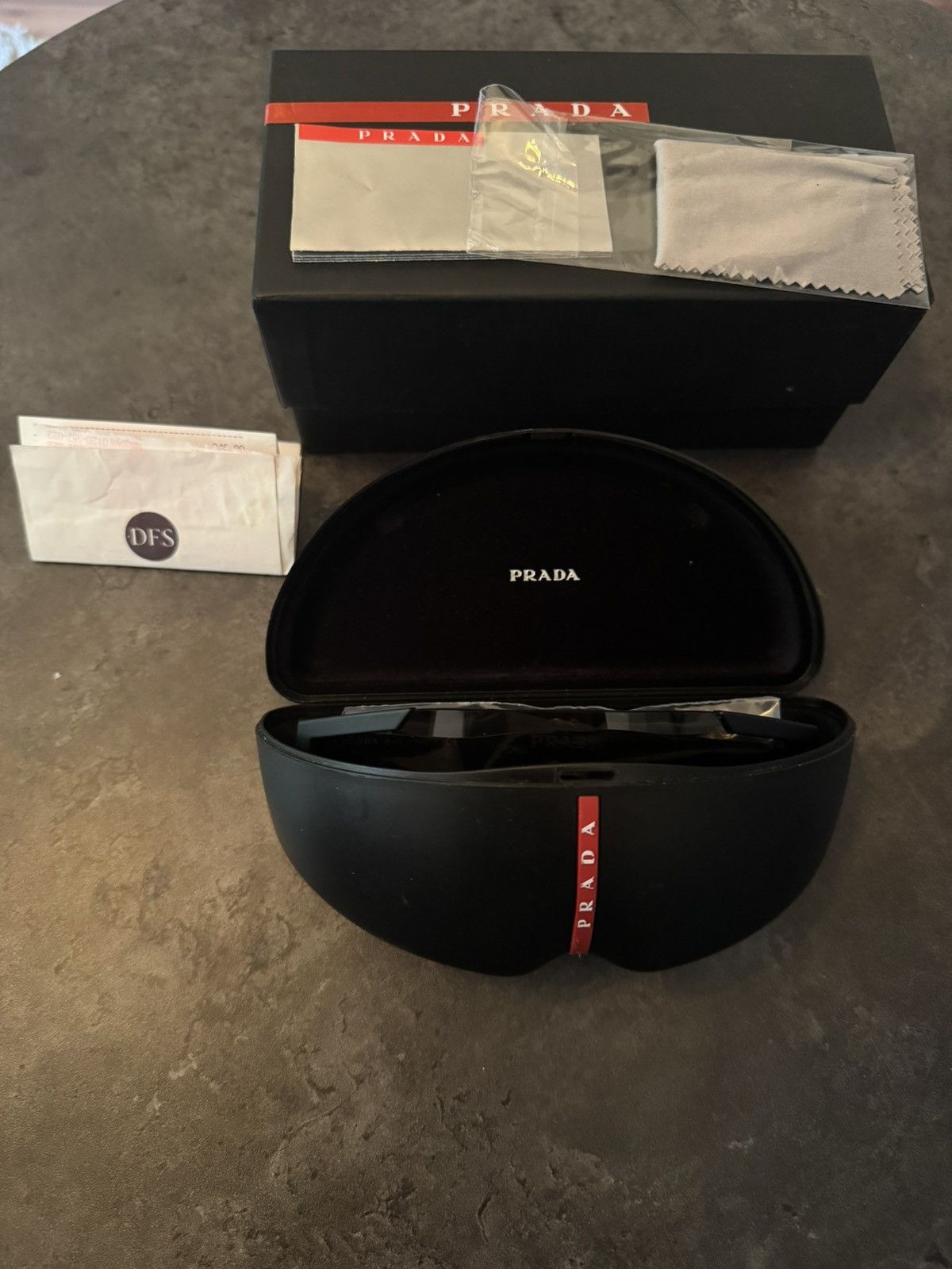 Prada Prada Linea Rossa Sunglasses Size ONE SIZE - 5 Thumbnail