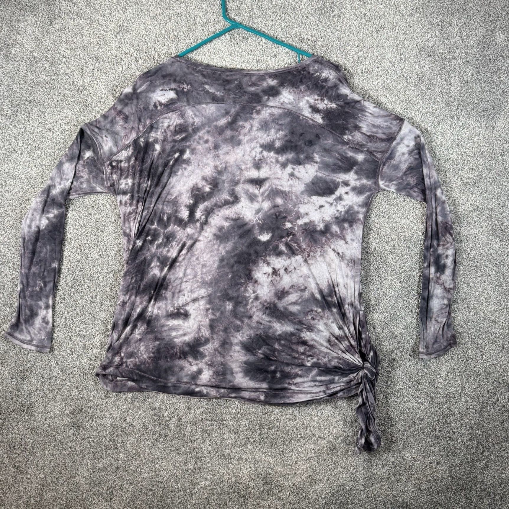 Lululemon Lululemon Top L Twist Front Tie Dye Revival Y2K Hippie Athleisure Relaxed Drapey T-Shirt Long Sleeve Multicolor Womens Mens? Size L / US 10 / IT 46 - 5 Thumbnail