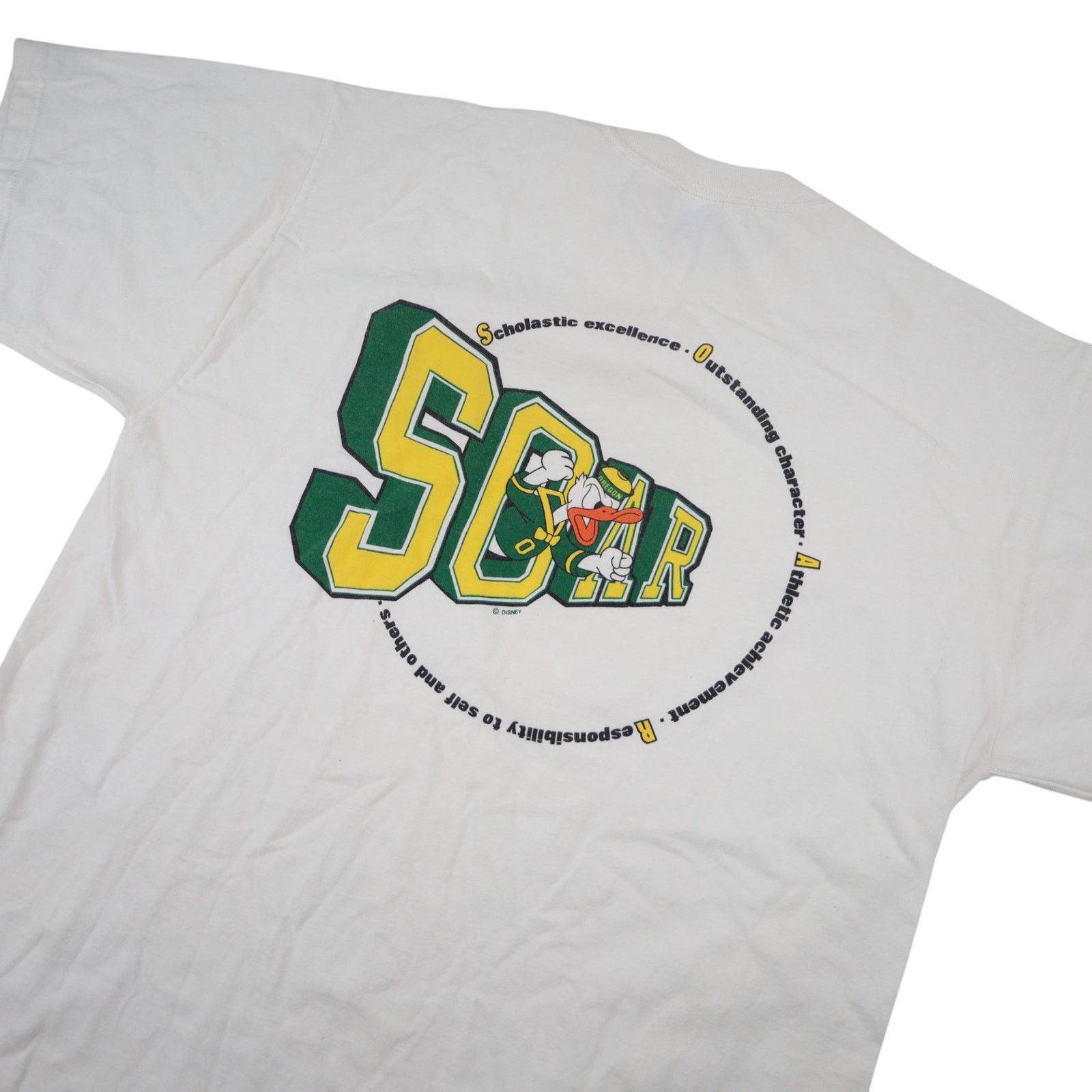 Russell Athletic × Vintage VTG 80s Russell Athletics SOAR Oregon Athletics Graphic T Size US L / EU 52-54 / 3 - 8 Thumbnail