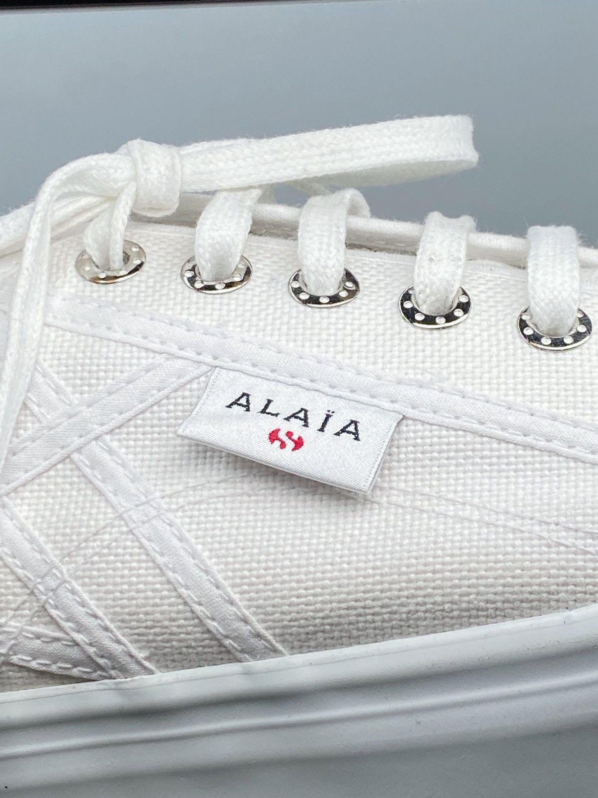 Alaia Alaia Superga 2740 Platform Canvas Sneaker Size US 9.5 / IT 39.5 - 9 Thumbnail