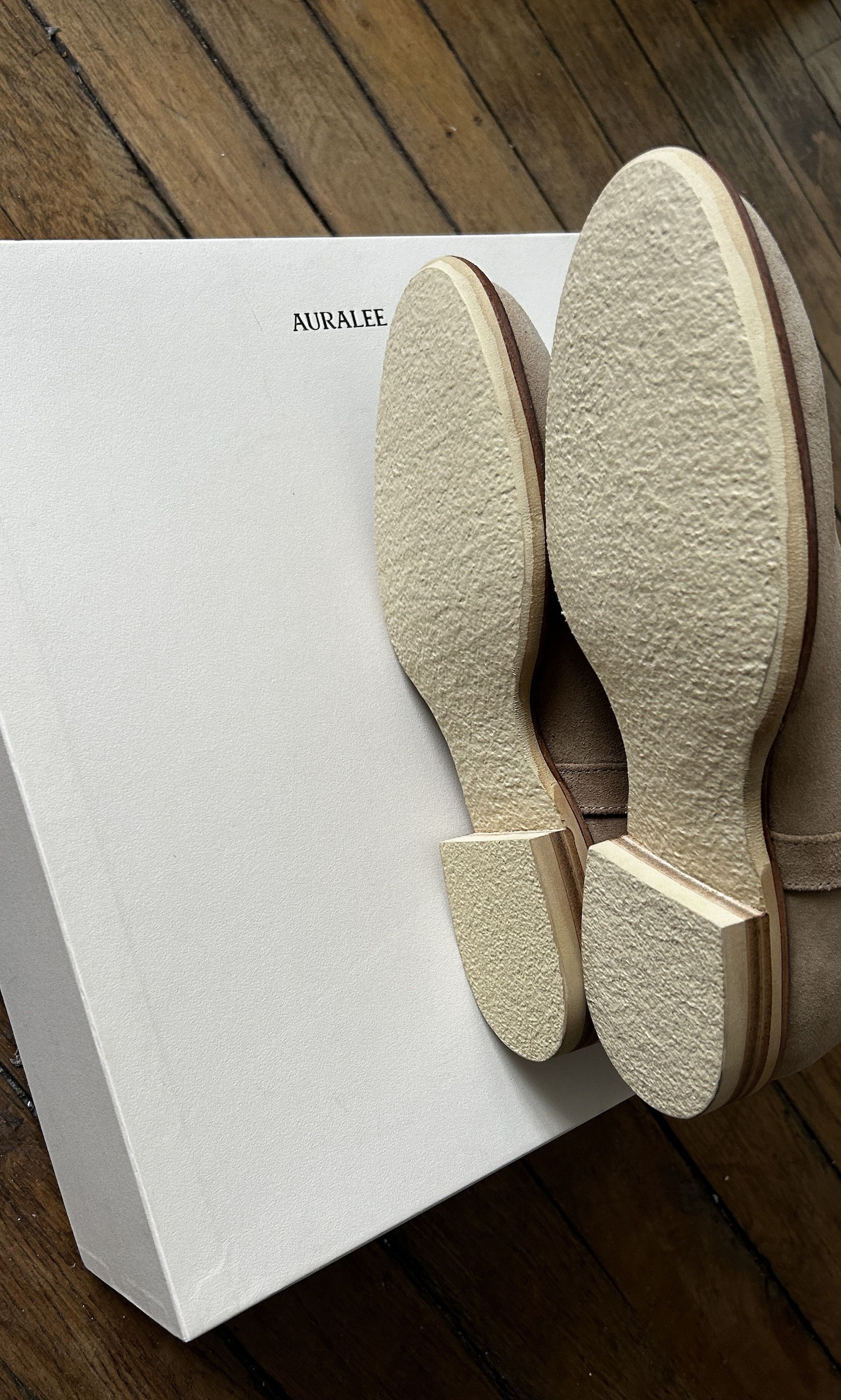 Auralee aa . BNWB . M8 . SUEDE LEATHER BOOTS . A22AS01QD . MIJ Size US 8 / EU 41 - 4 Thumbnail