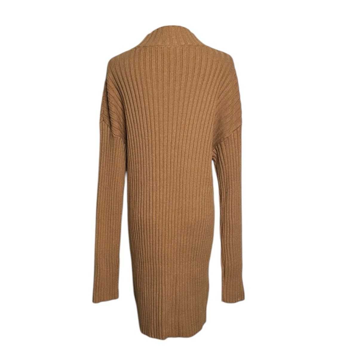 BP. BP brown knit long sleeves sweater mini dress size Small Size S / US 4 / IT 40 - 2 Thumbnail
