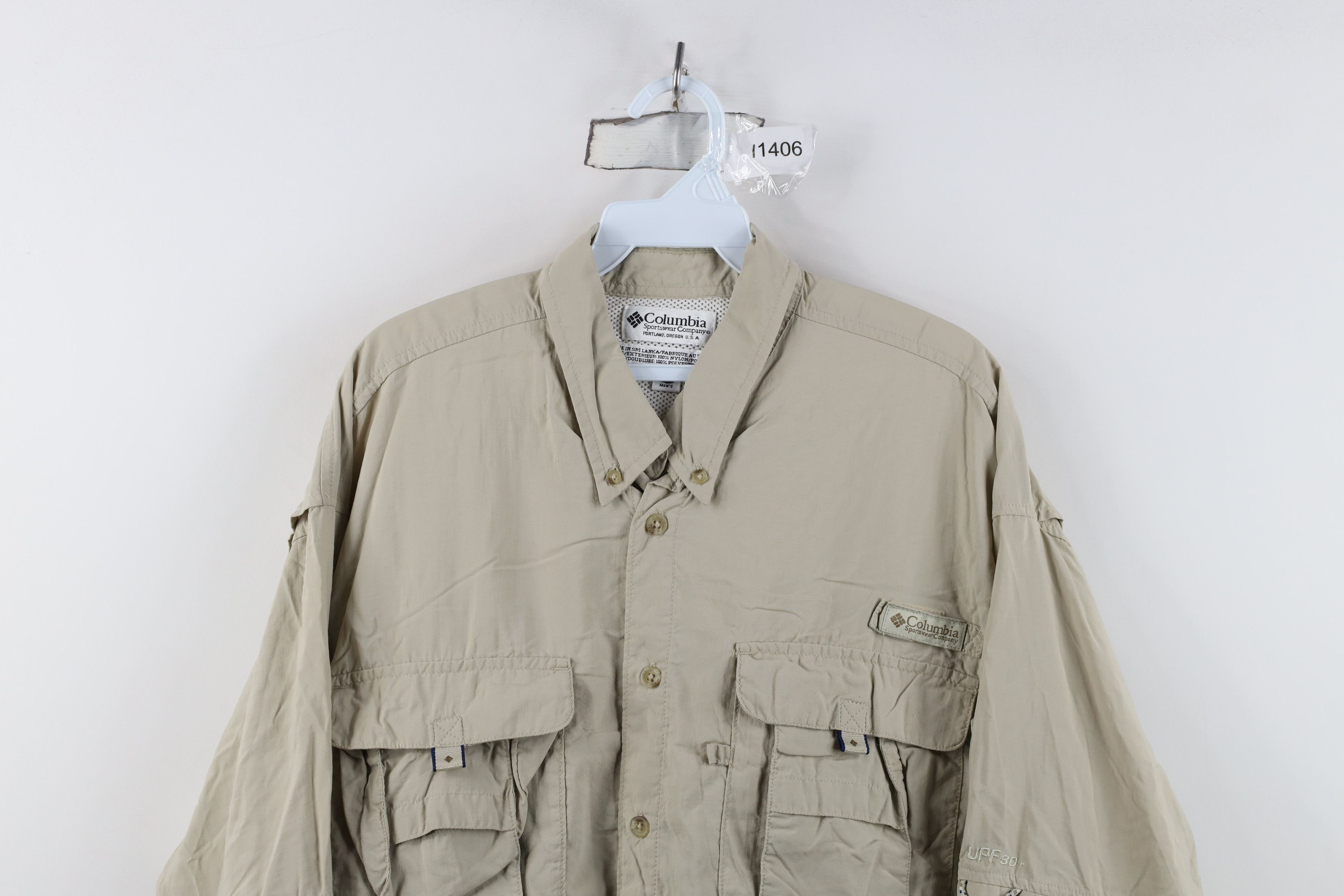 Columbia Vintage Columbia PFG Outdoor Fishing Trekking Button Shirt Size US L / EU 52-54 / 3 - 2 Thumbnail
