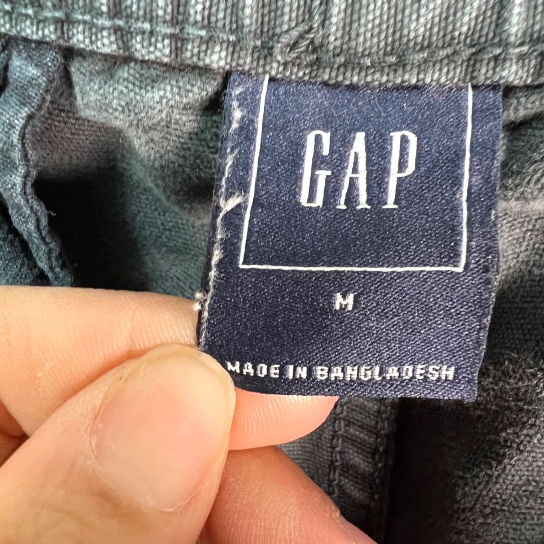 Gap Gap Mens Size Medium Gray Jogger Pants w/ Ankle Zip & Elastic Waist Size US 31 - 3 Thumbnail
